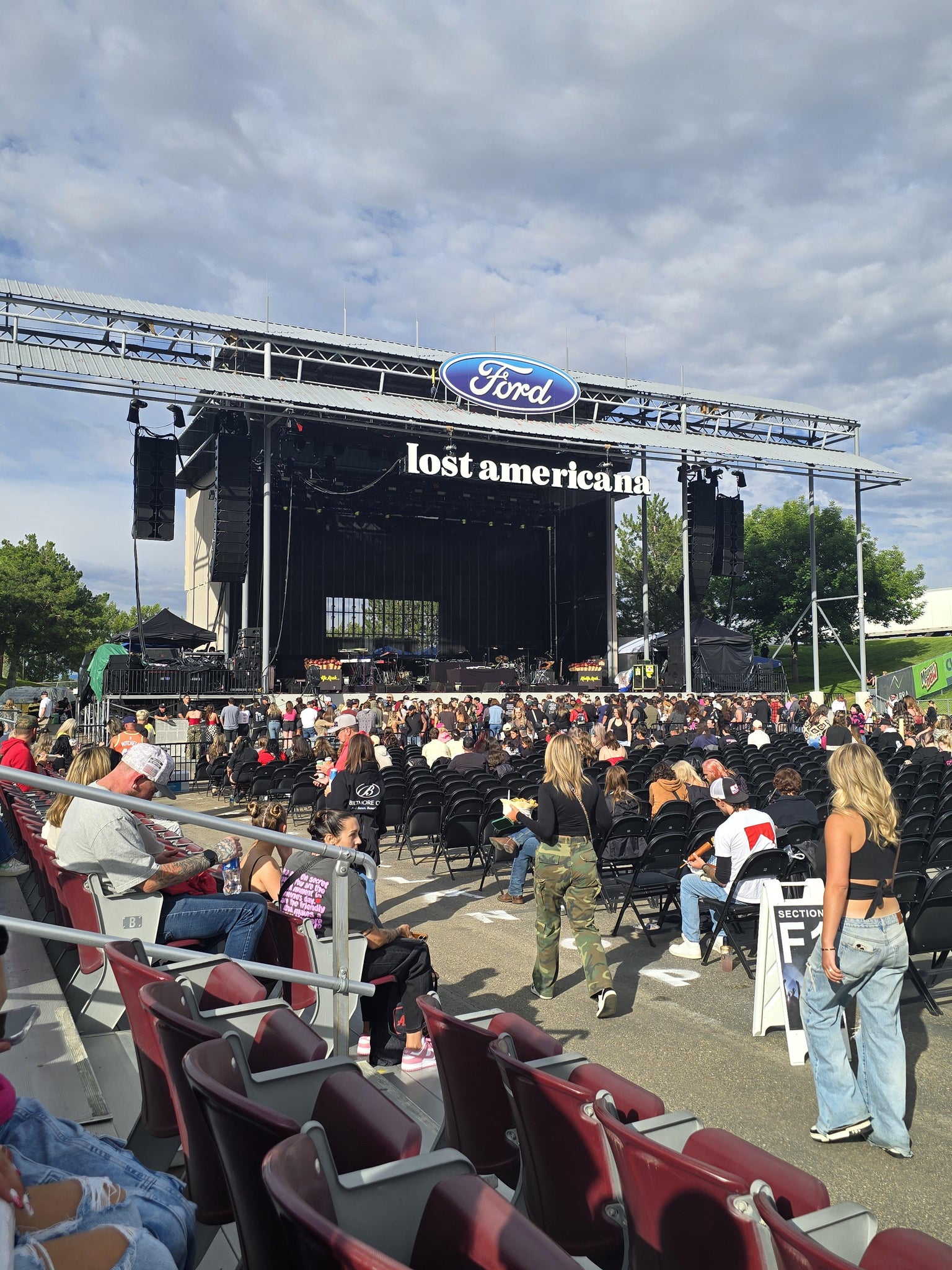 Real Fan View taken from Left 3 at Ford Idaho Center by Lisa M