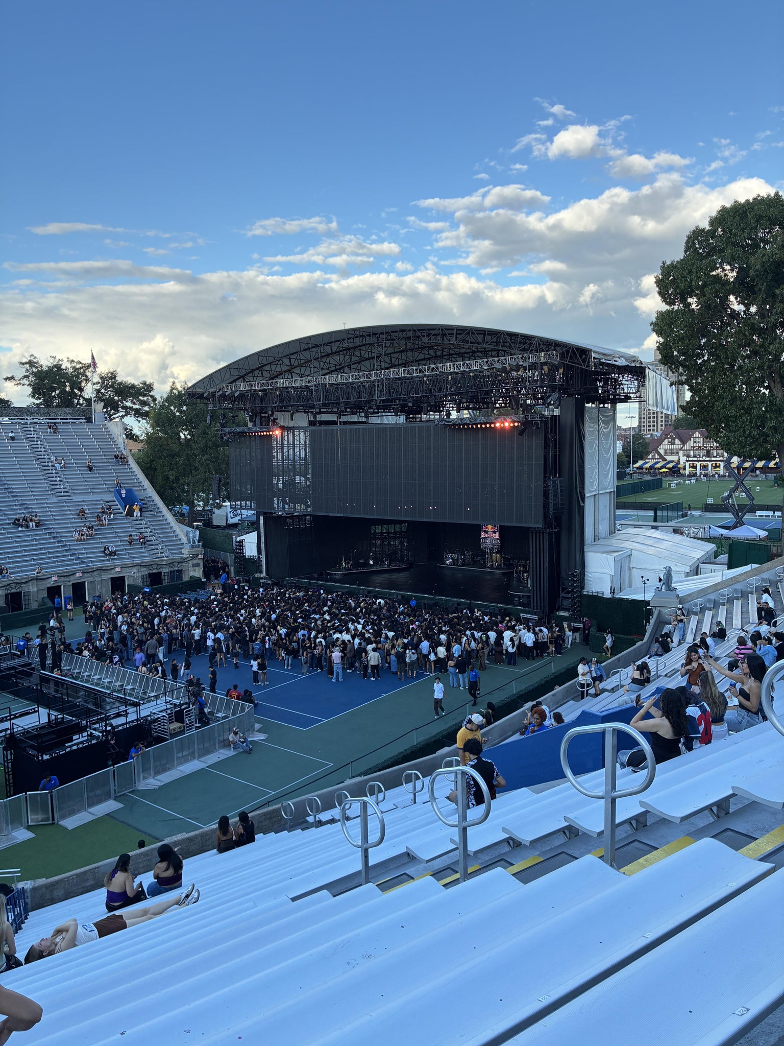 Real Fan View taken from Section 302 at Forest Hills Stadium by Maria G