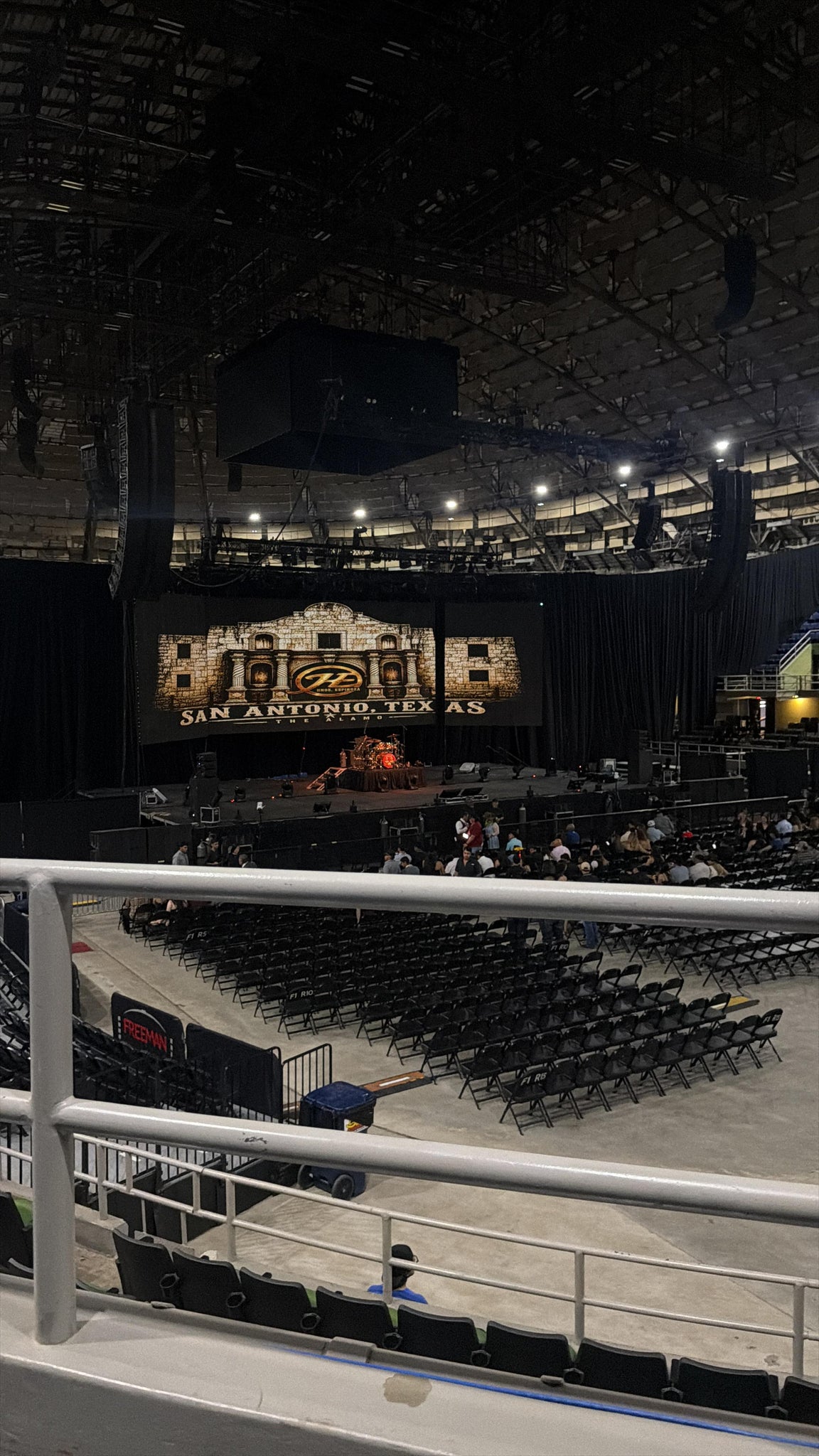 Real Fan View taken from Section 103 at Freeman Coliseum by Jj B