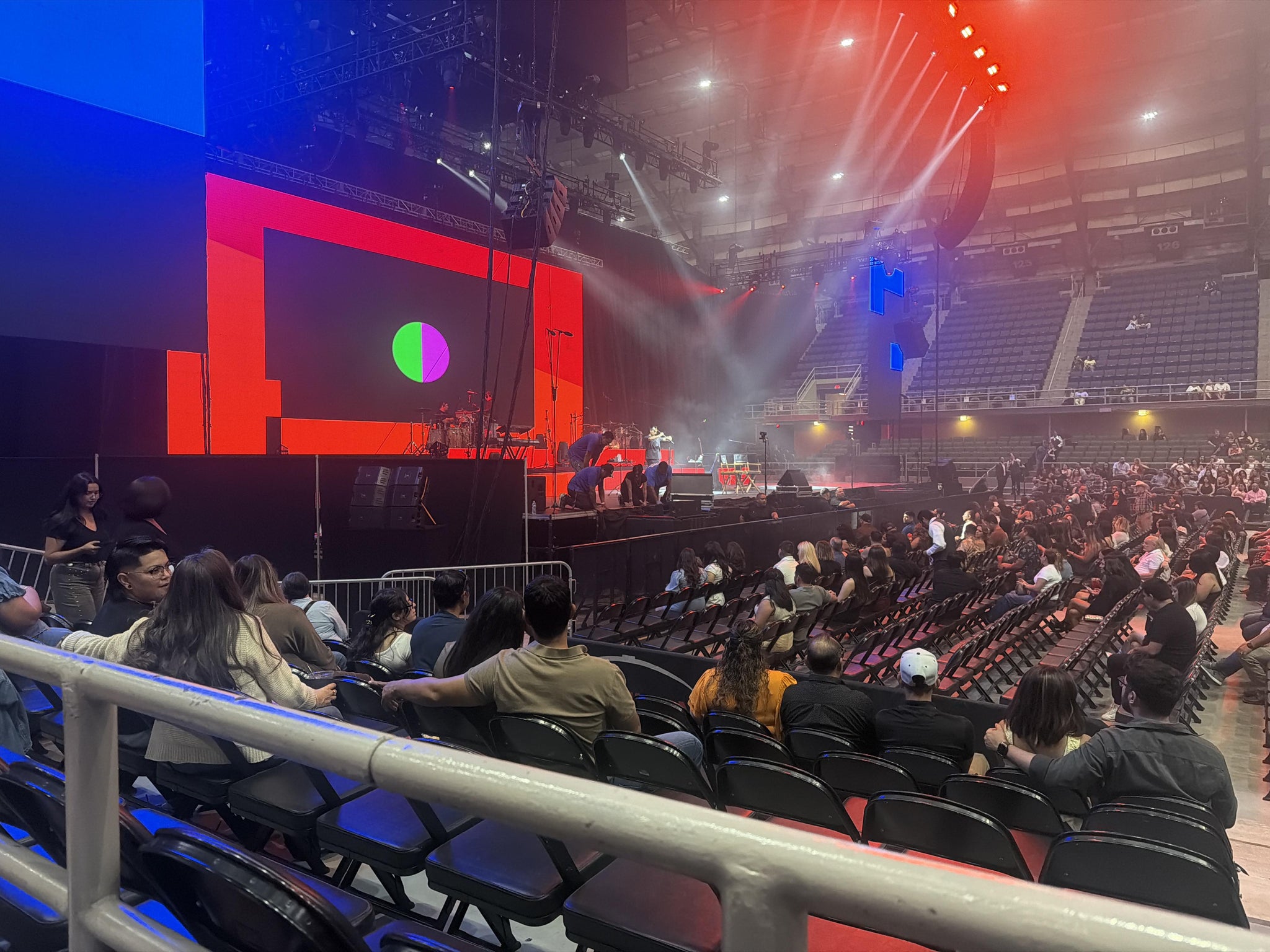 Real Fan View taken from Section 6 at Freeman Coliseum by Carlos a S