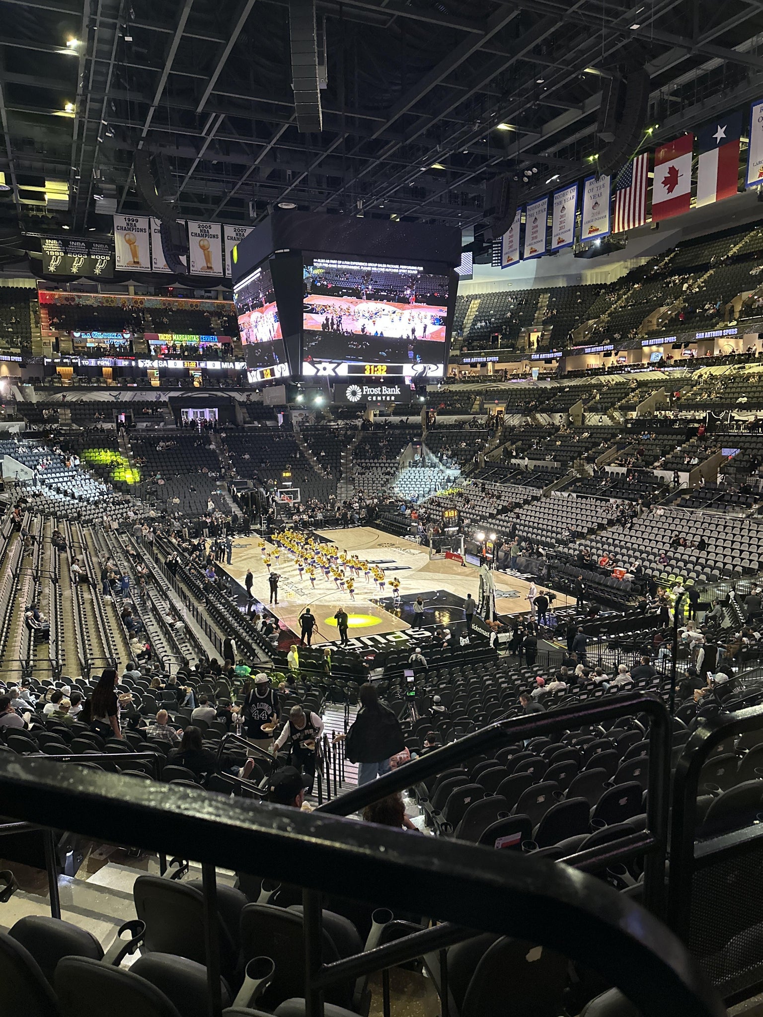 Real Fan View taken from Section 116 at Frost Bank Center by John L