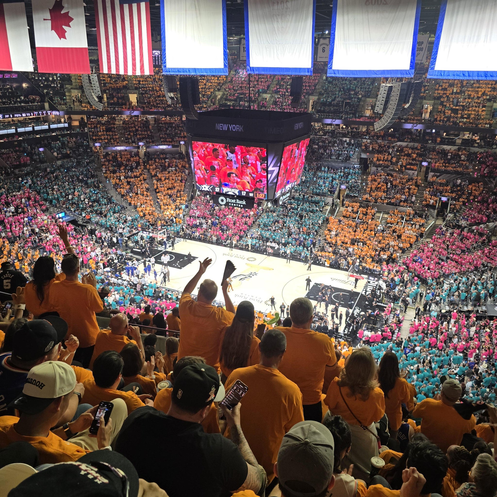 Real Fan View taken from Section 206 at Frost Bank Center by Anonymous User
