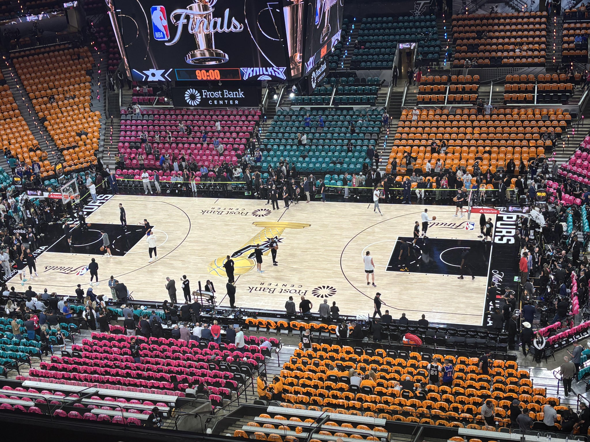 Real Fan View taken from Section 206 at Frost Bank Center by Javier M