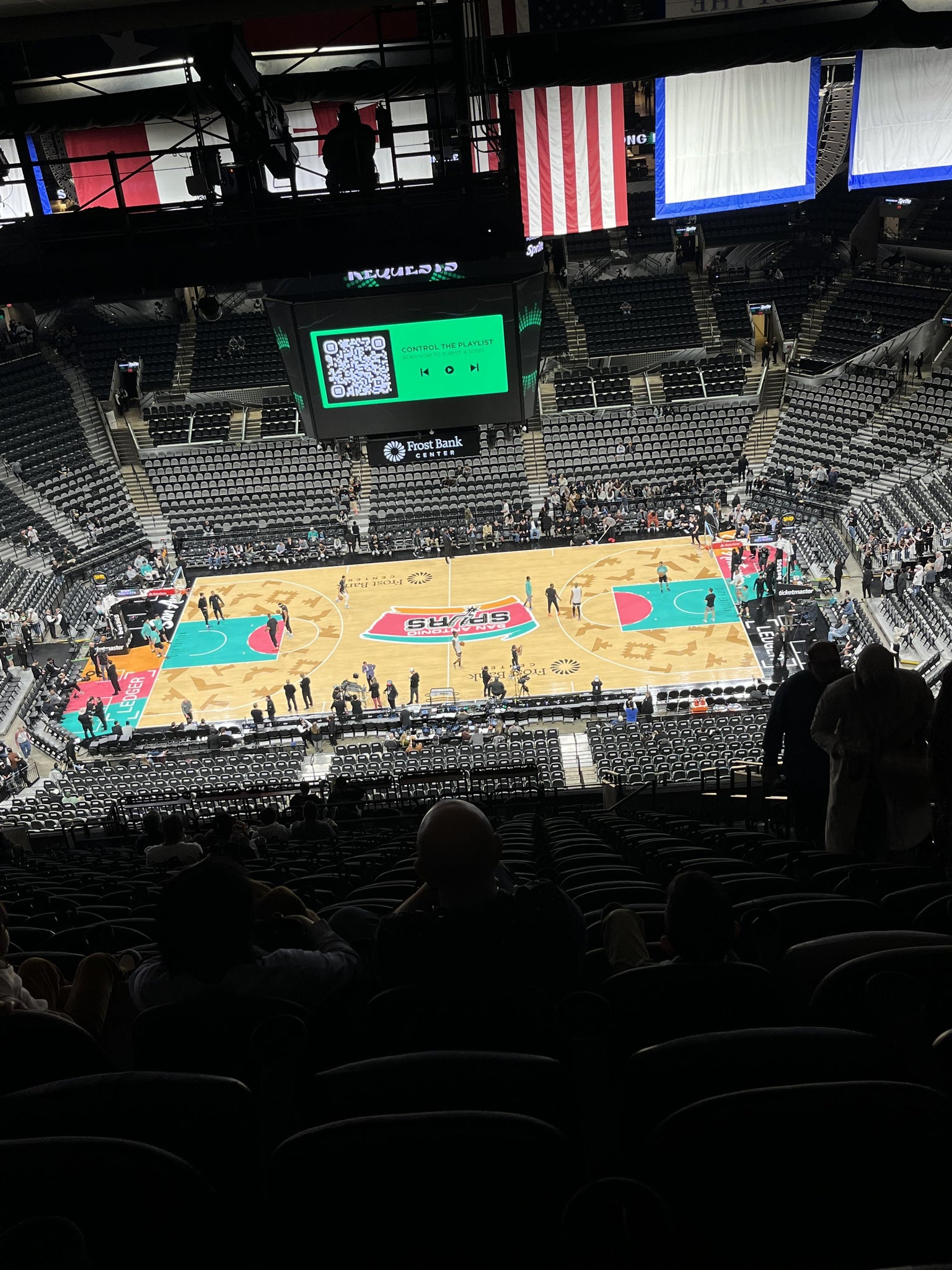 Real Fan View taken from Section 208 at Frost Bank Center by Nick C