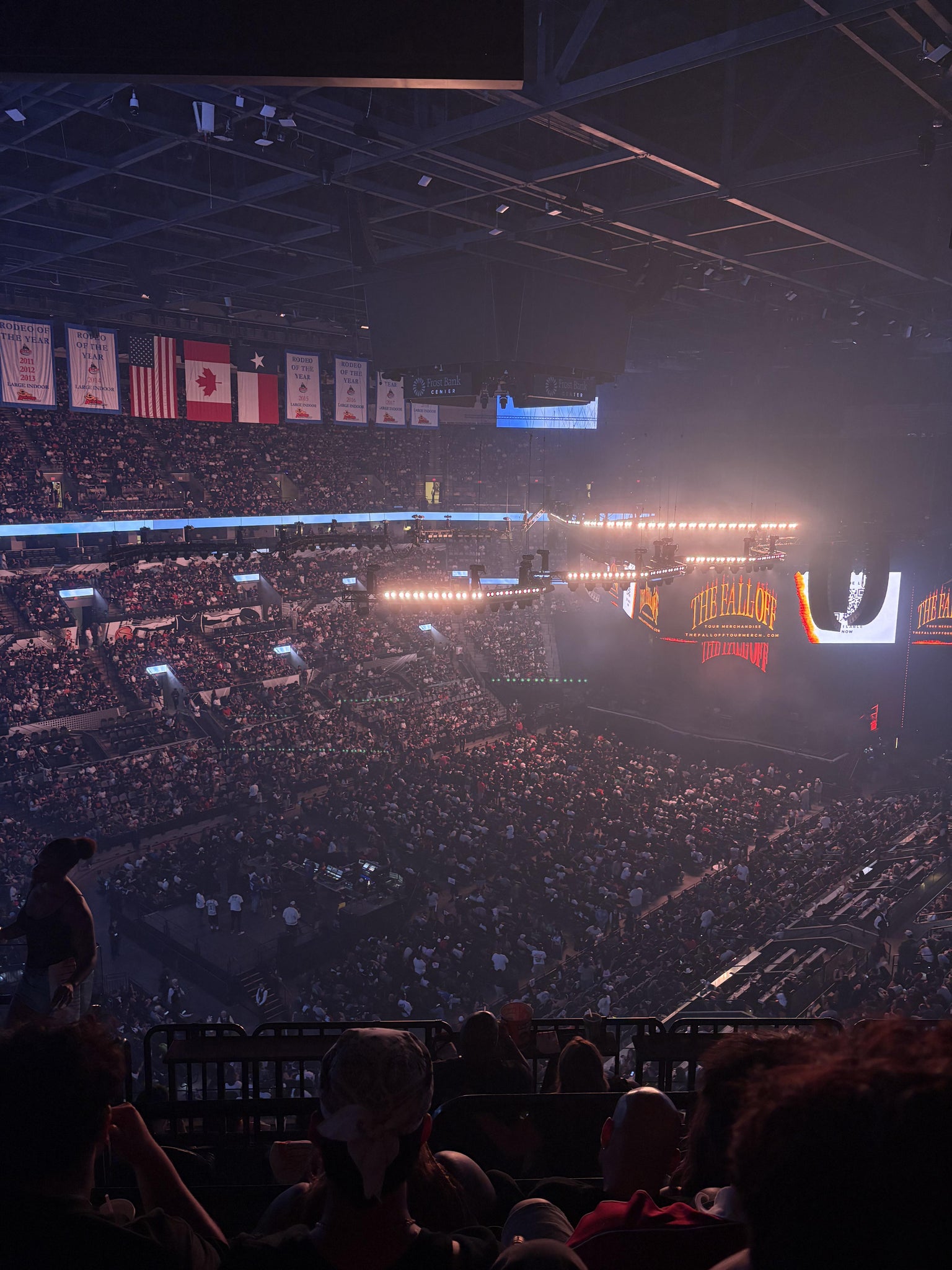 Real Fan View taken from Section 228 at Frost Bank Center by Hailey A