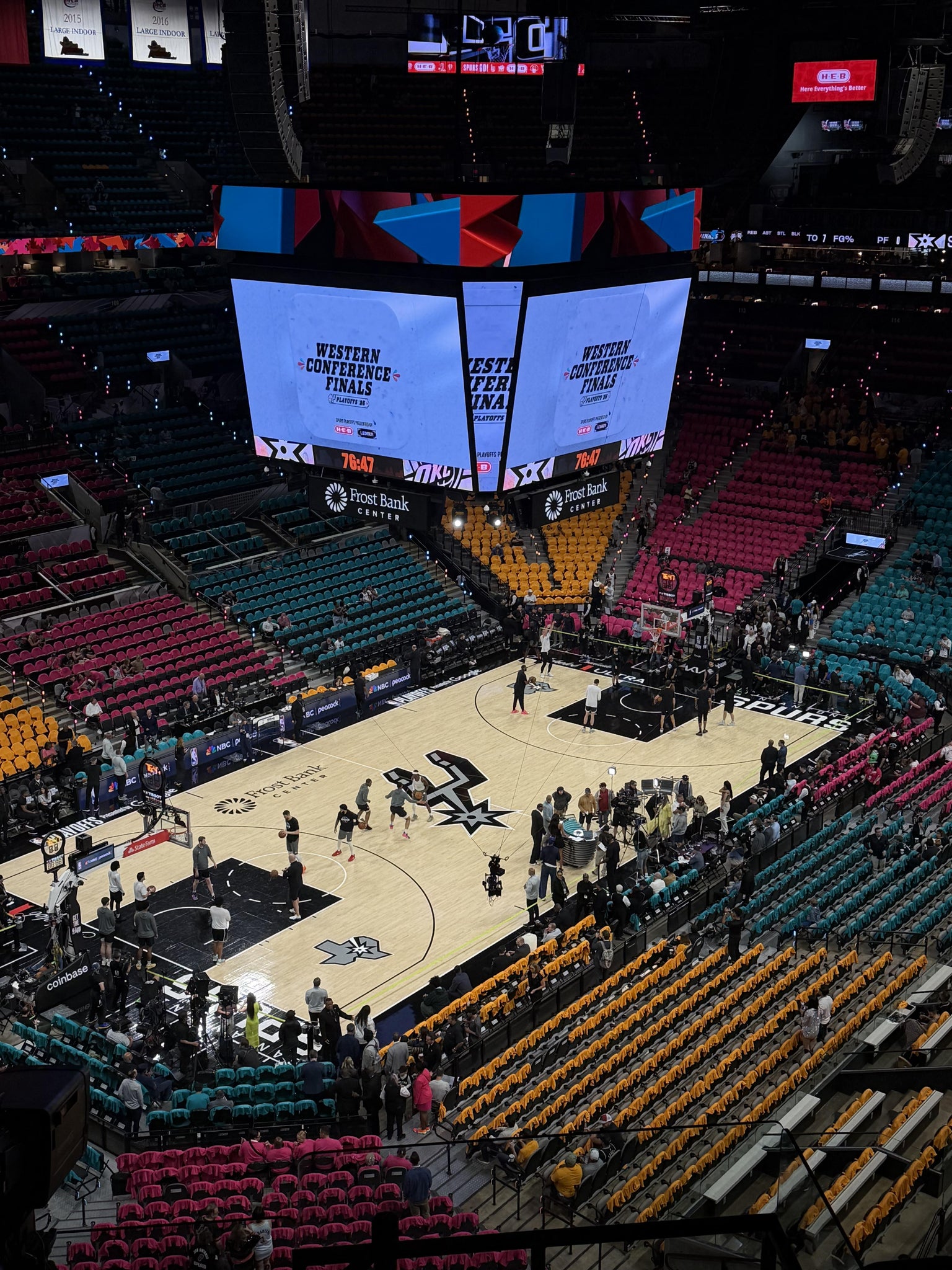 Real Fan View taken from Section 229 at Frost Bank Center by Jorge S