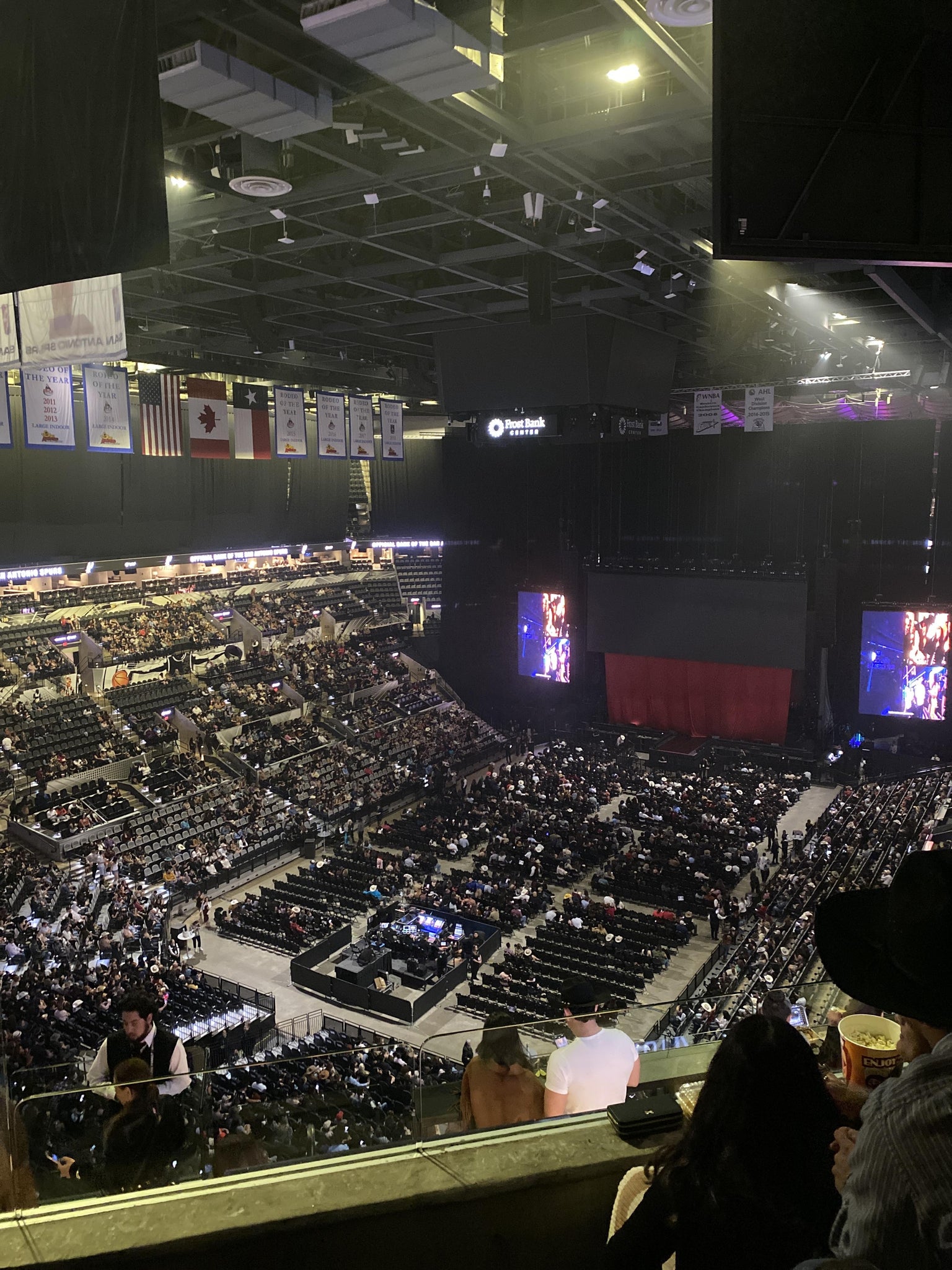 Real Fan View taken from Section 229 at Frost Bank Center by Danna G