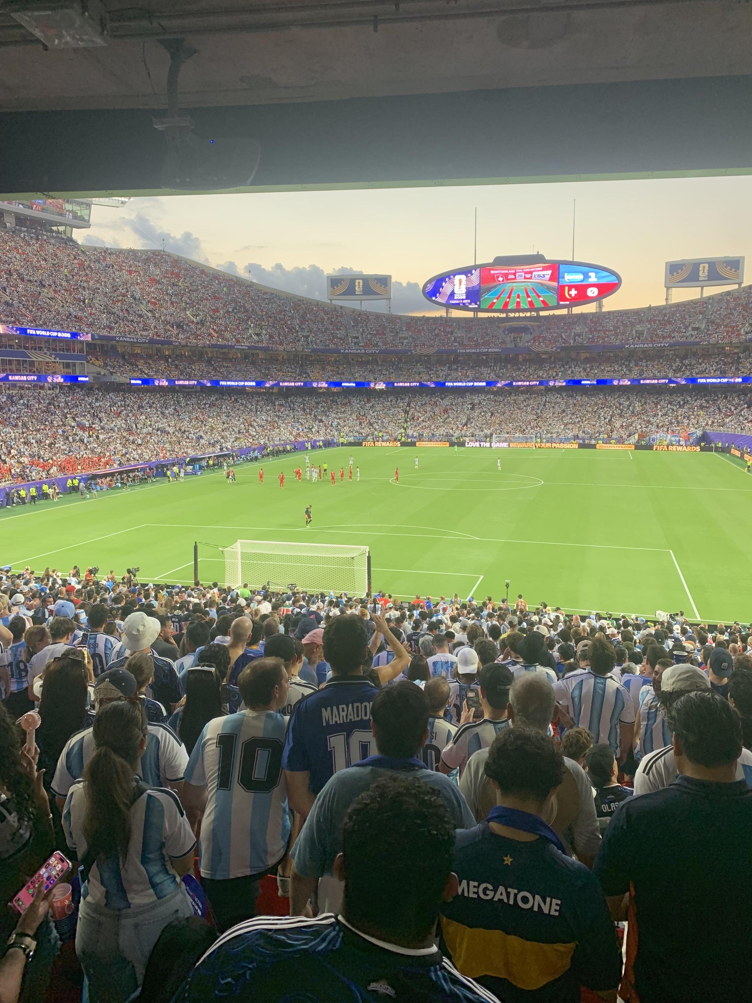 Real Fan View taken from Section 109 at GEHA Field at Arrowhead Stadium by Anonymous User