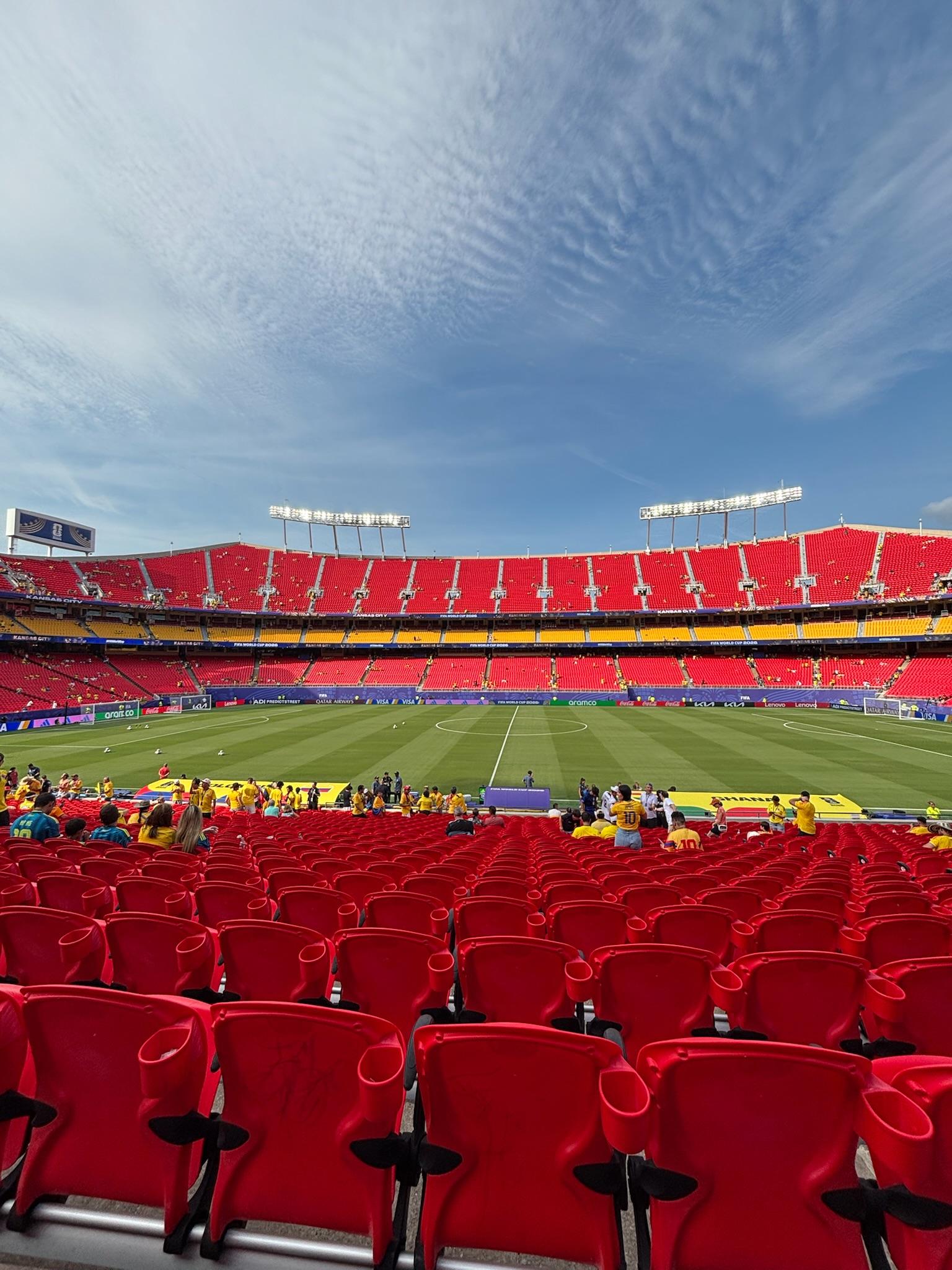 Real Fan View taken from Section 119 at GEHA Field at Arrowhead Stadium by Anonymous User