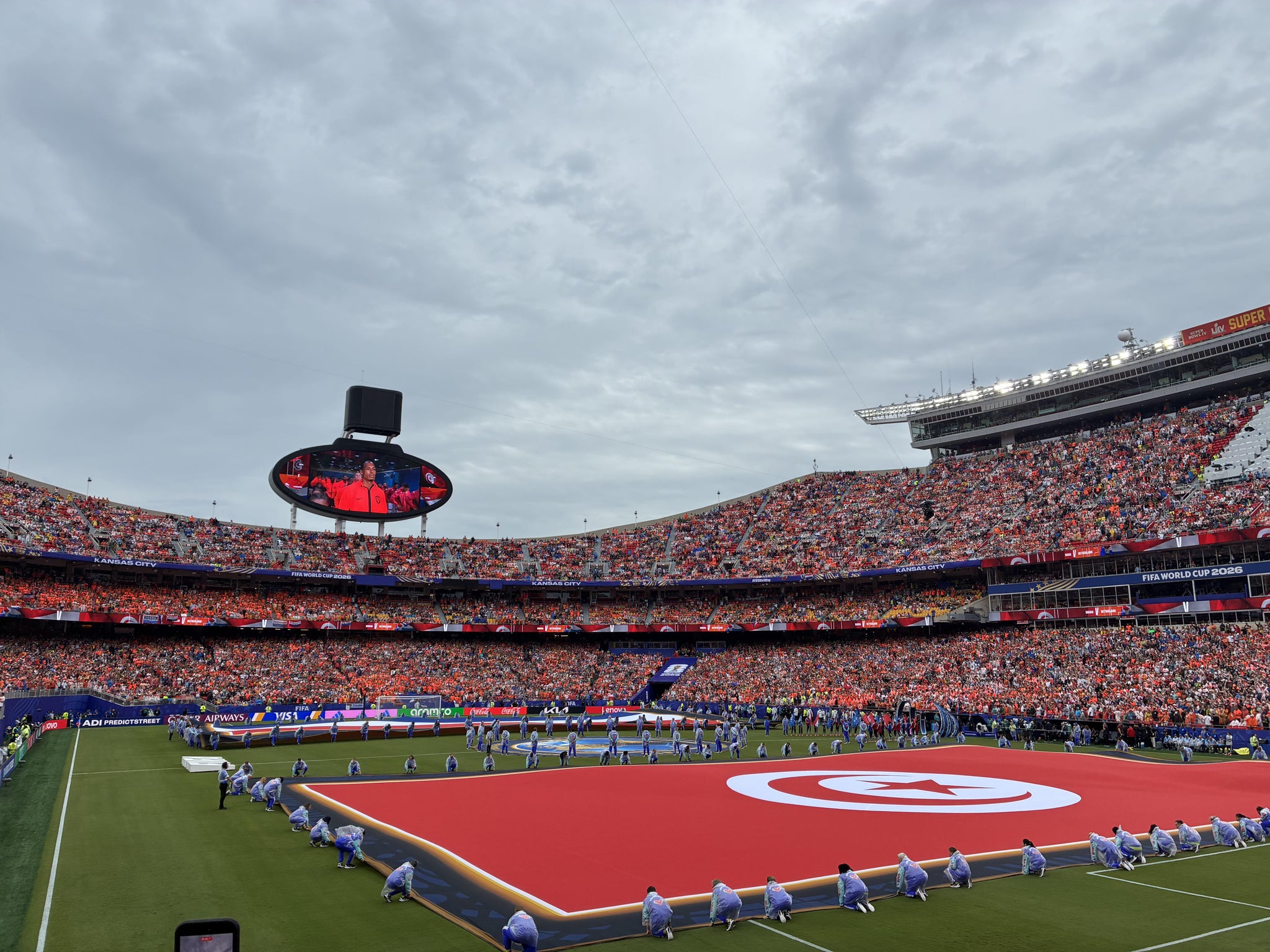 Real Fan View taken from Section 131 at GEHA Field at Arrowhead Stadium by Daniel T