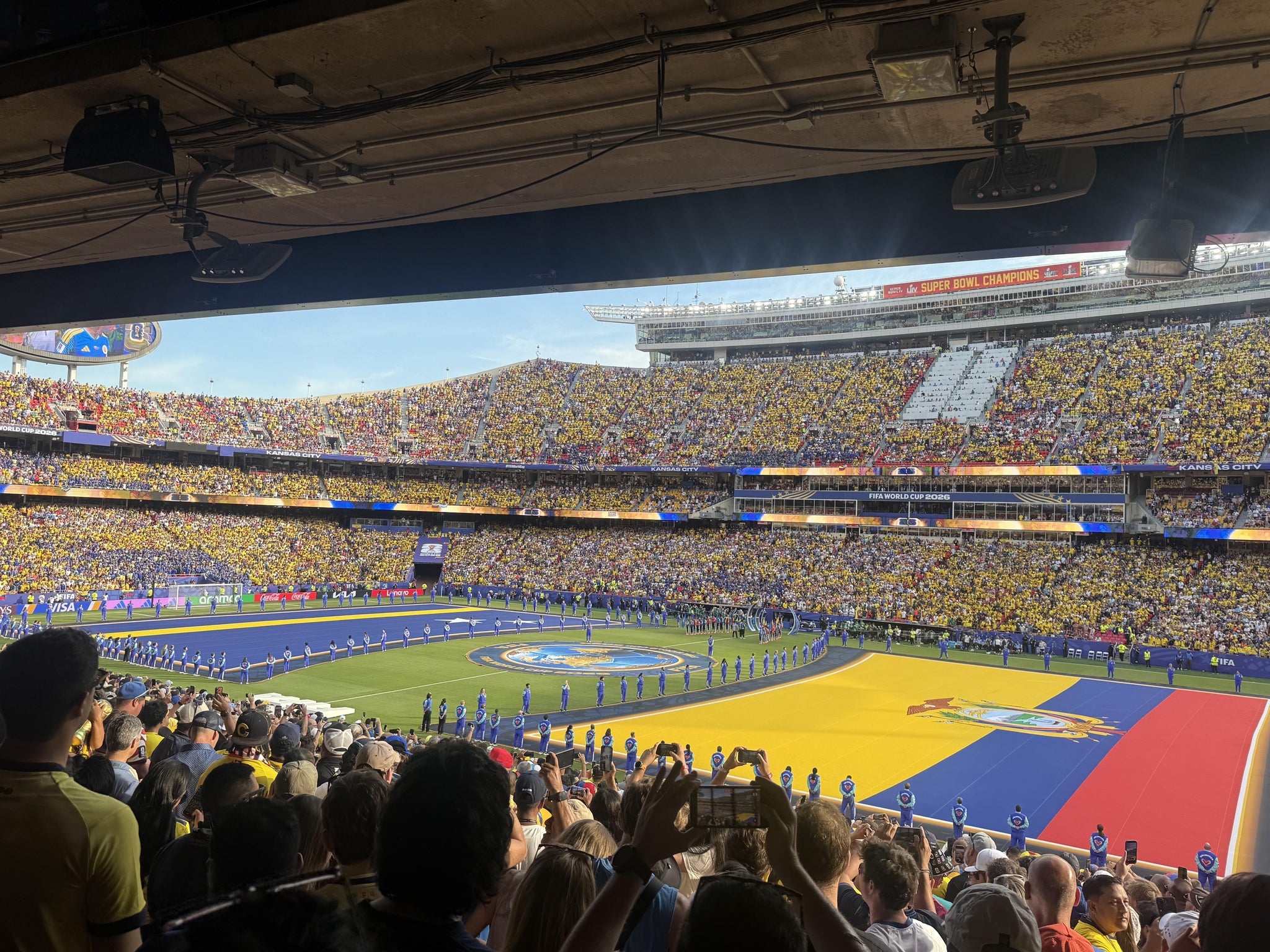 Real Fan View taken from Section 134 at GEHA Field at Arrowhead Stadium by Amanda M