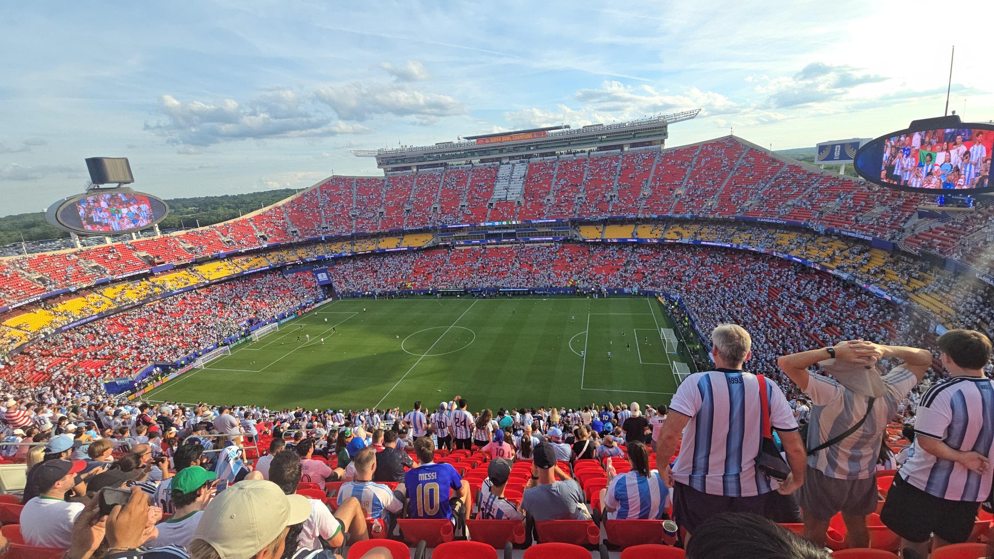 Real Fan View taken from Section 343 at GEHA Field at Arrowhead Stadium by Nora A