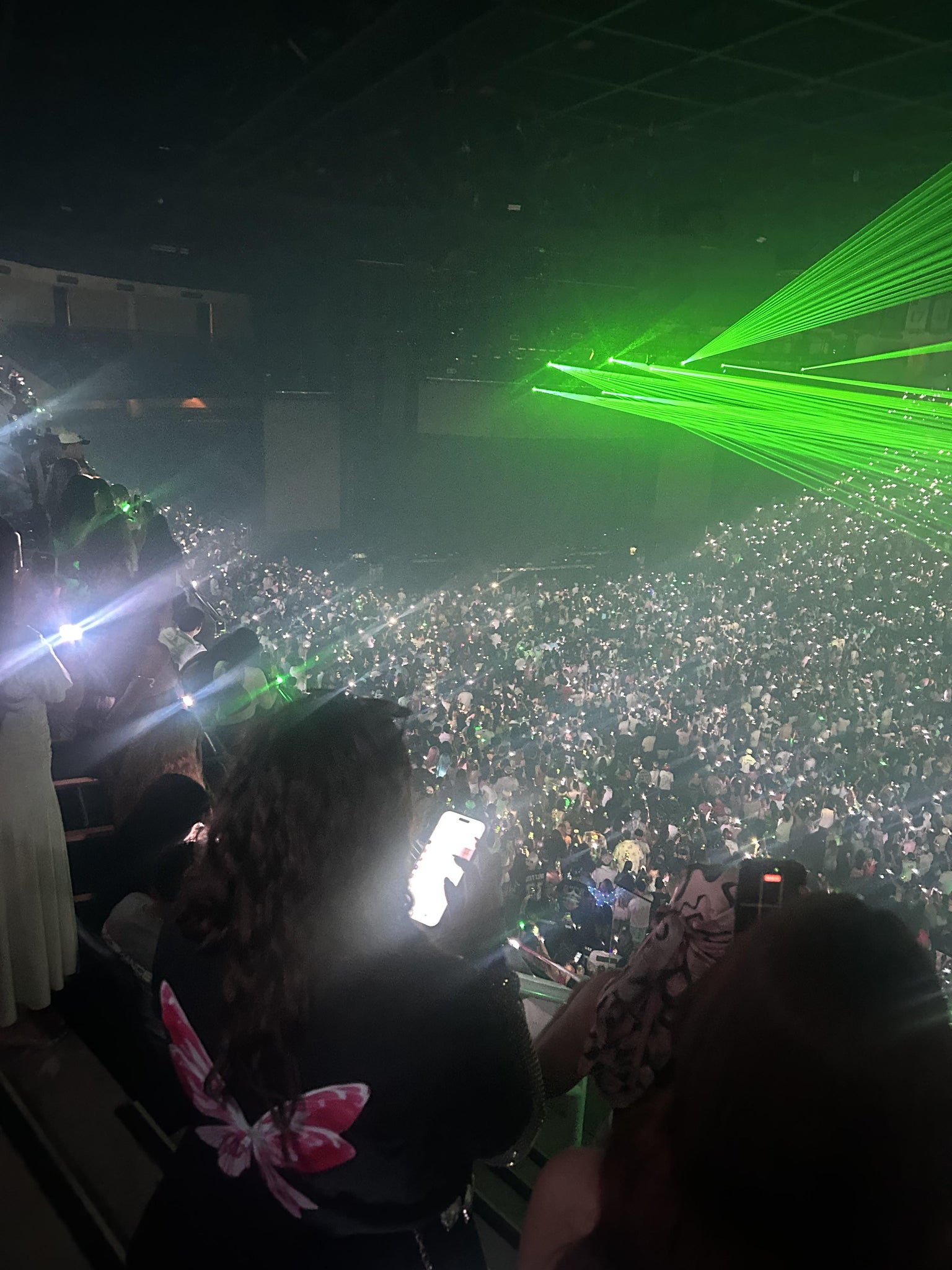 Real Fan View taken from Section 221 at Gas South Arena by Scarlett H
