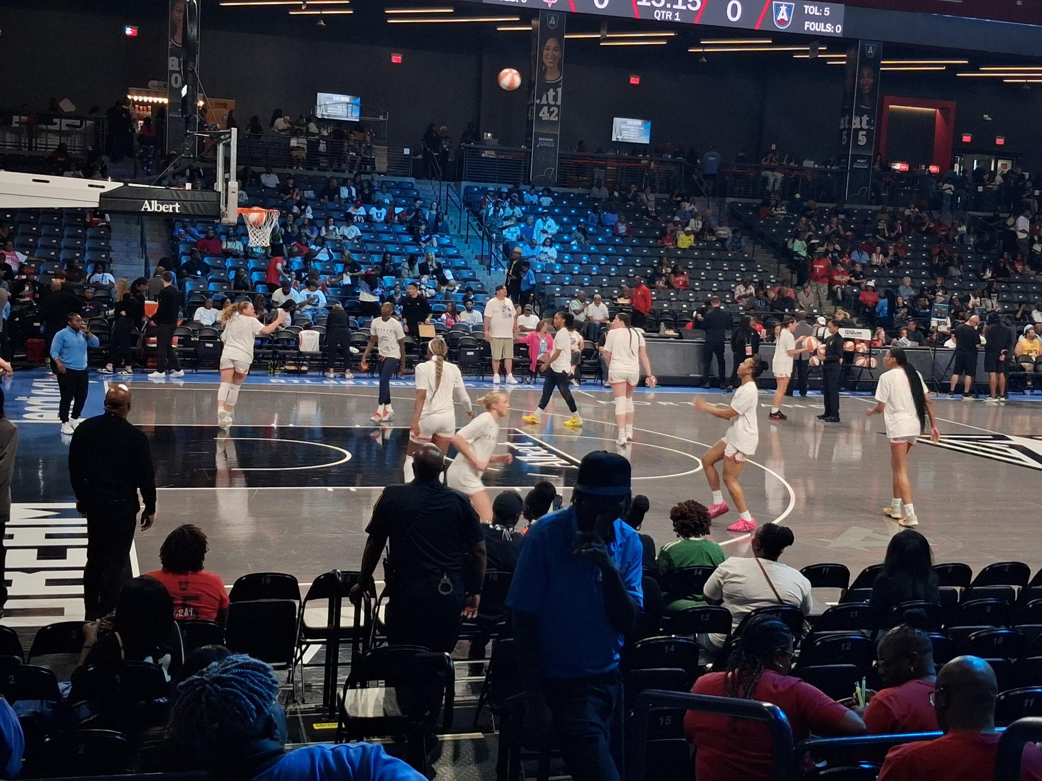 Real Fan View taken from Section 110 at Gateway Center Arena at College Park by Dorein D