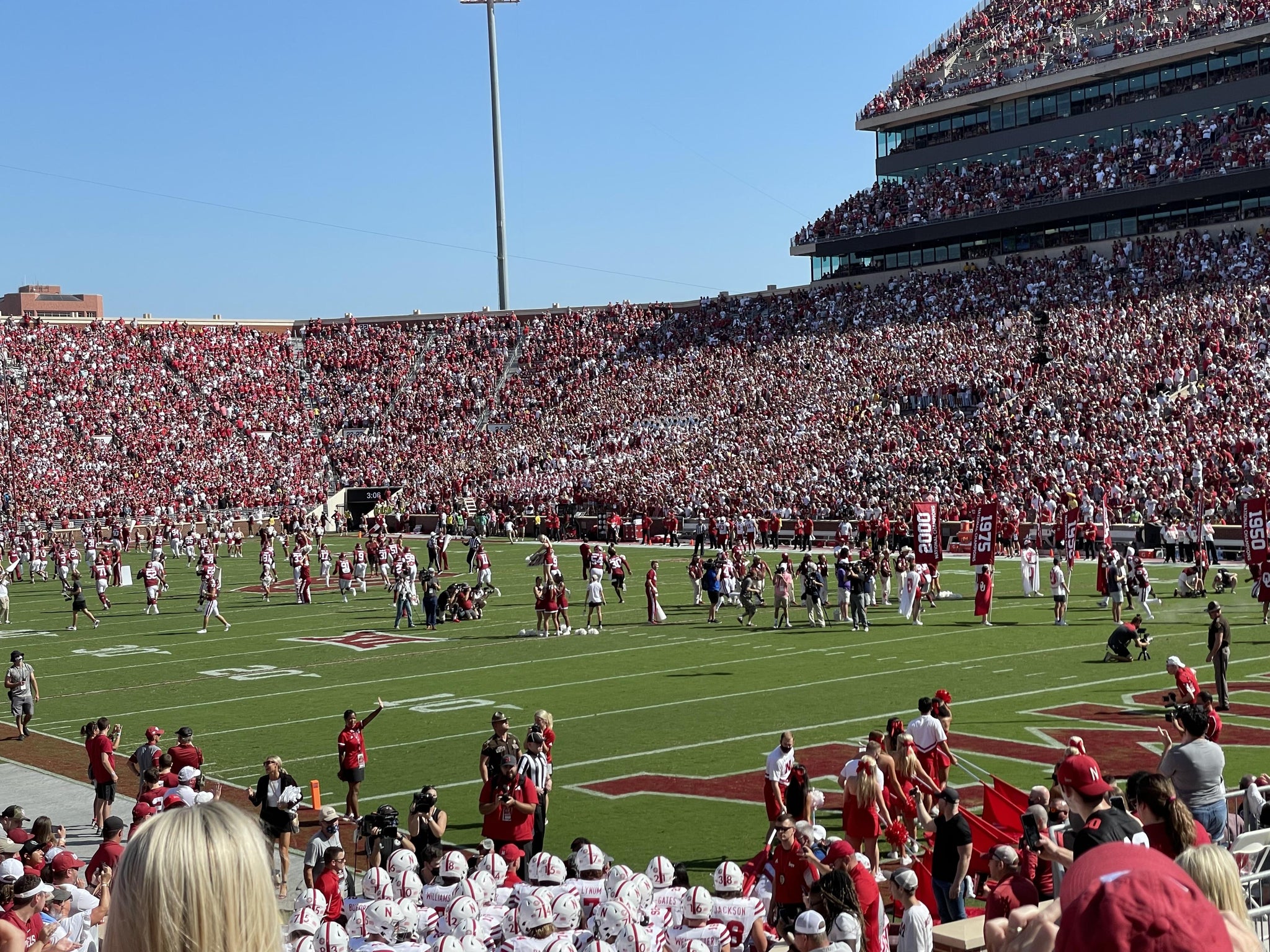 Real Fan View taken from Section 47 at Gaylord Family Oklahoma Memorial Stadium by Anonymous User