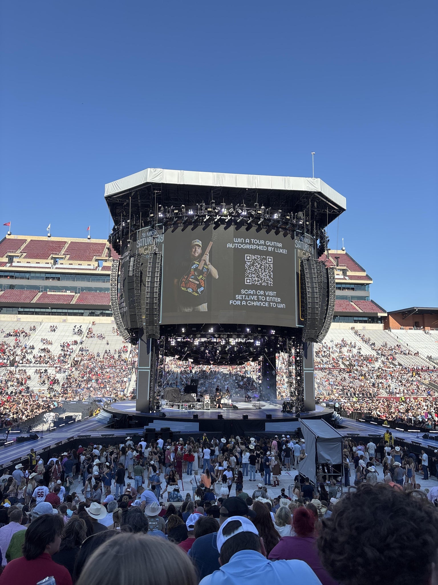 Real Fan View taken from Section 6 at Gaylord Family Oklahoma Memorial Stadium by Anabel S