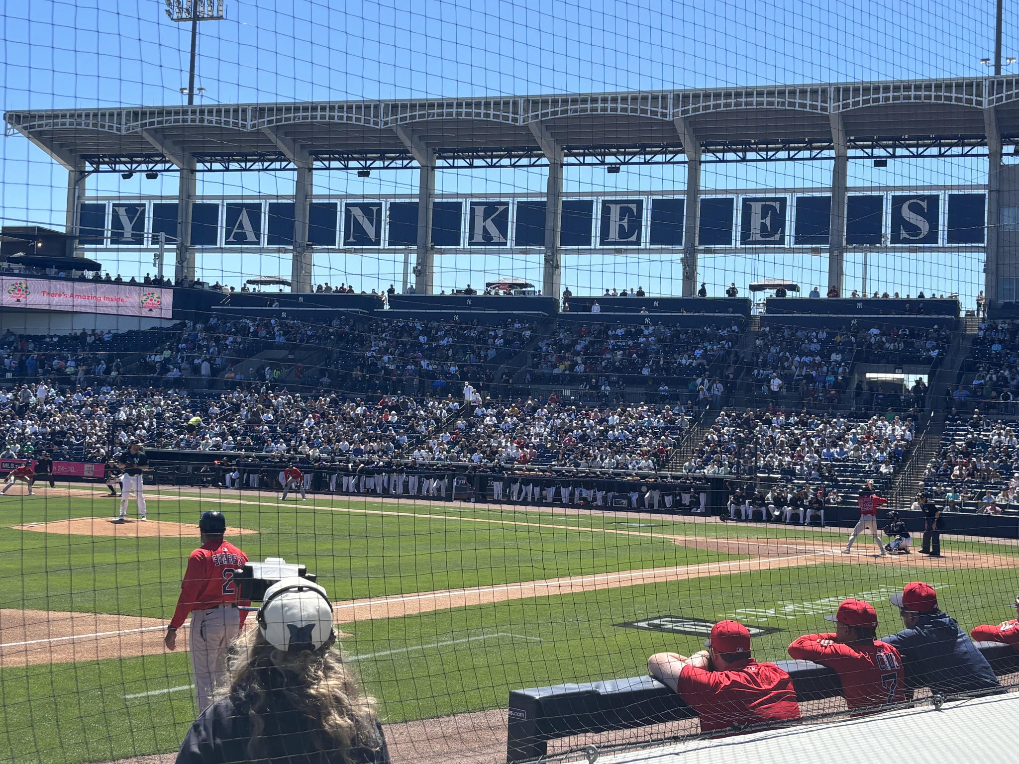 Real Fan View taken from Section 117 at George M. Steinbrenner Field by Kevin G