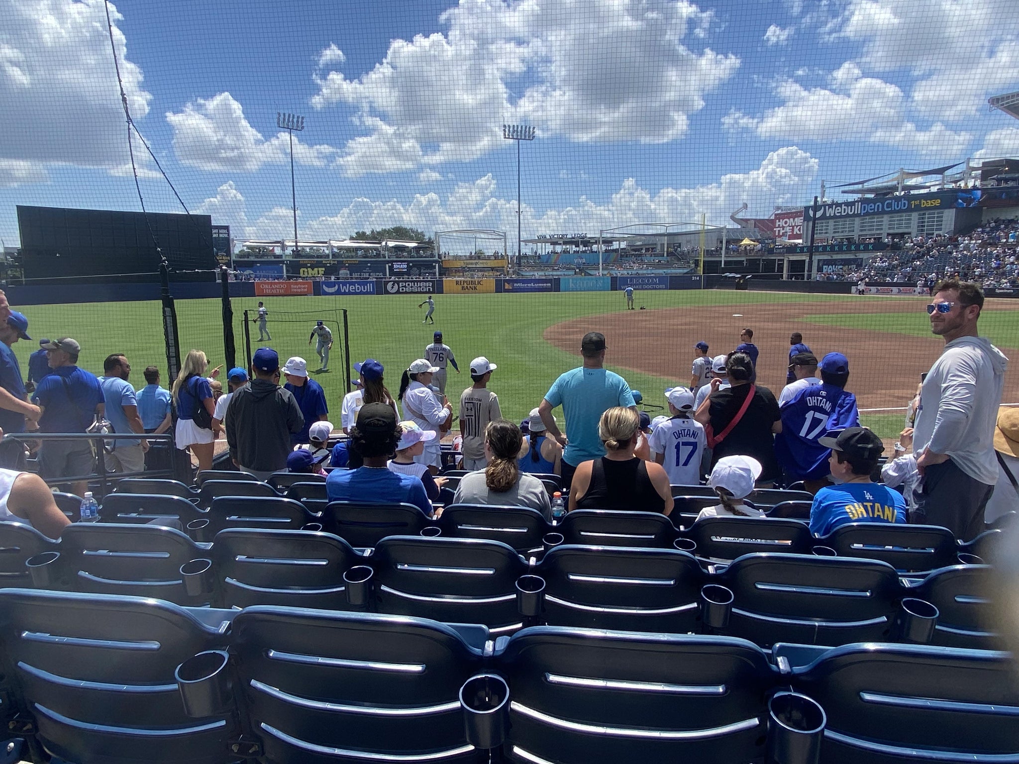 Real Fan View taken from Section 118 at George M. Steinbrenner Field by Rayeshonda F
