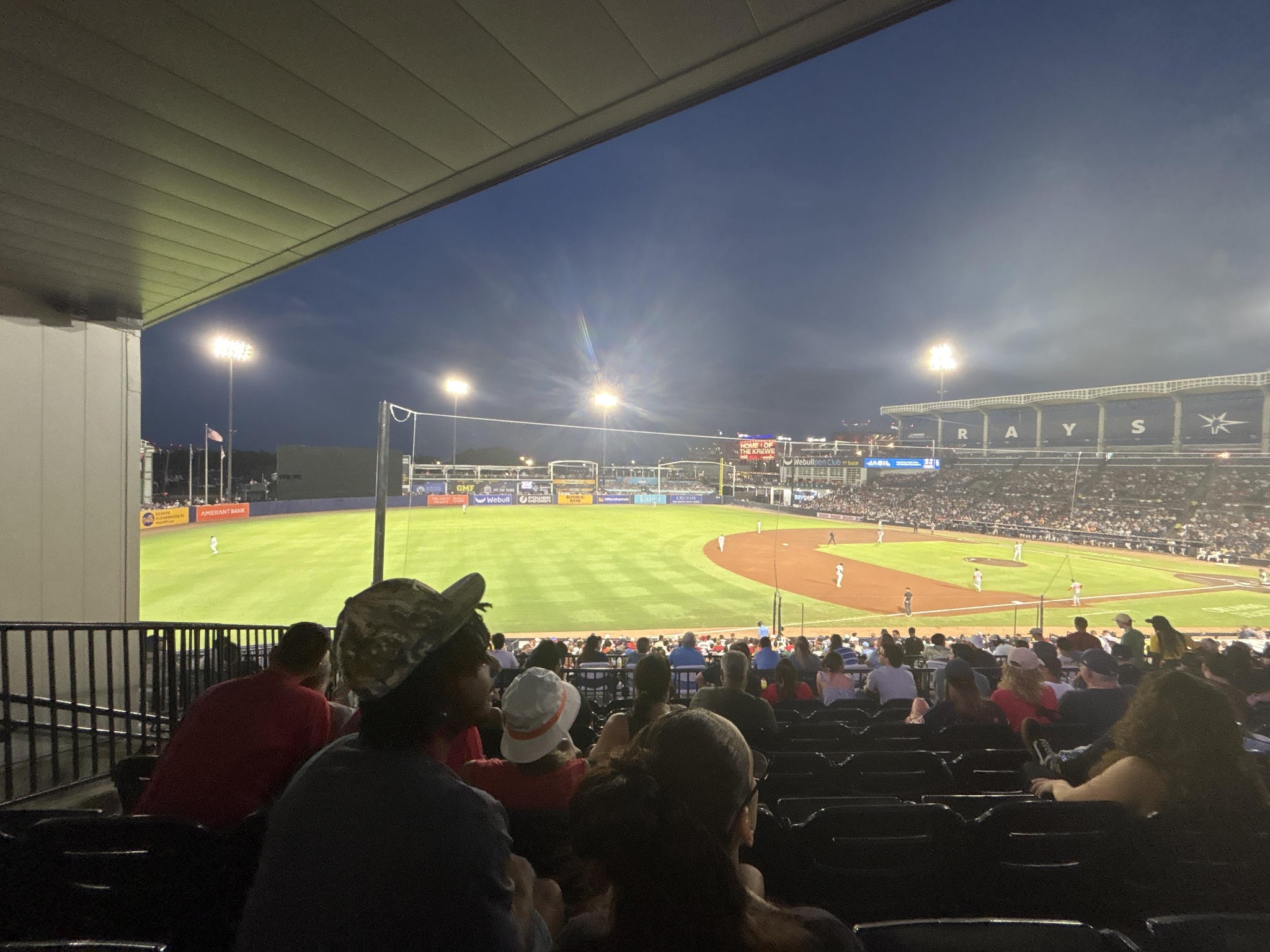 Real Fan View taken from Section 219 at George M. Steinbrenner Field by Christian J
