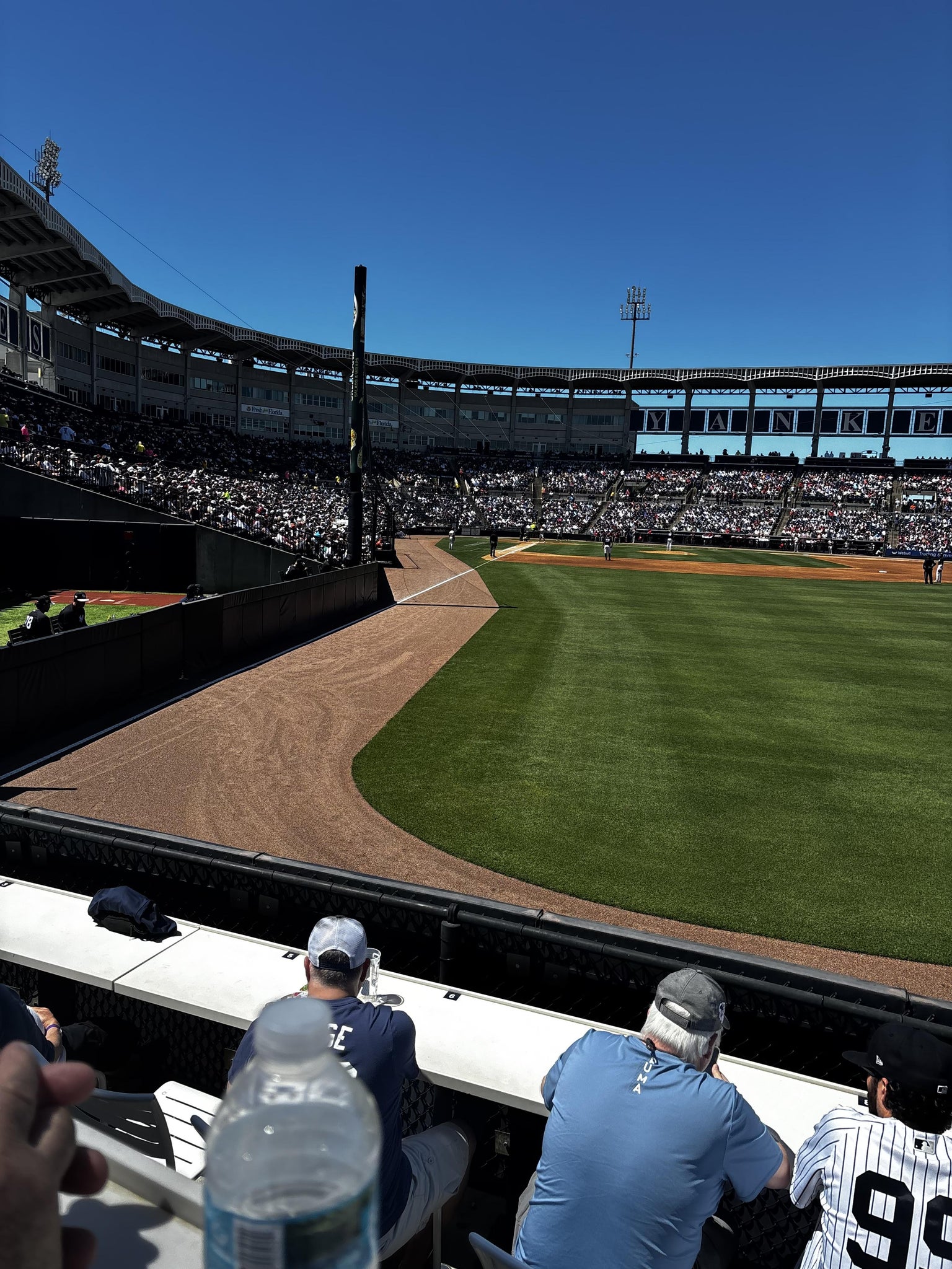 Real Fan View taken from Right Field Terrace at George M. Steinbrenner Field by Michele B