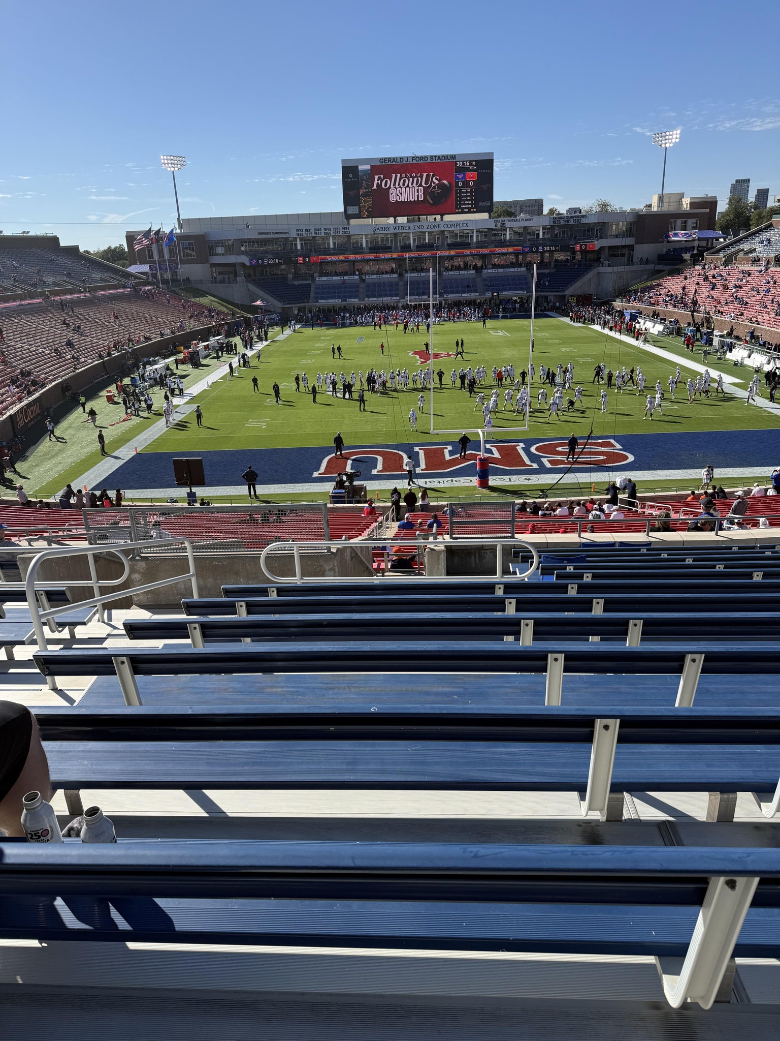 Real Fan View taken from Section 214 at Gerald Ford Stadium by Peter B