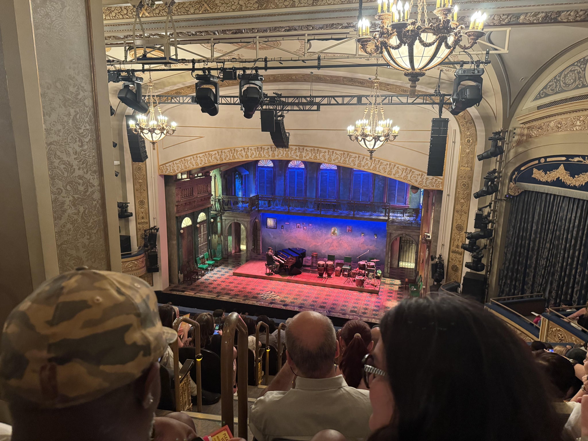 Real Fan View taken from Mezzo Sides at Gerald Schoenfeld Theatre by Sebastian P