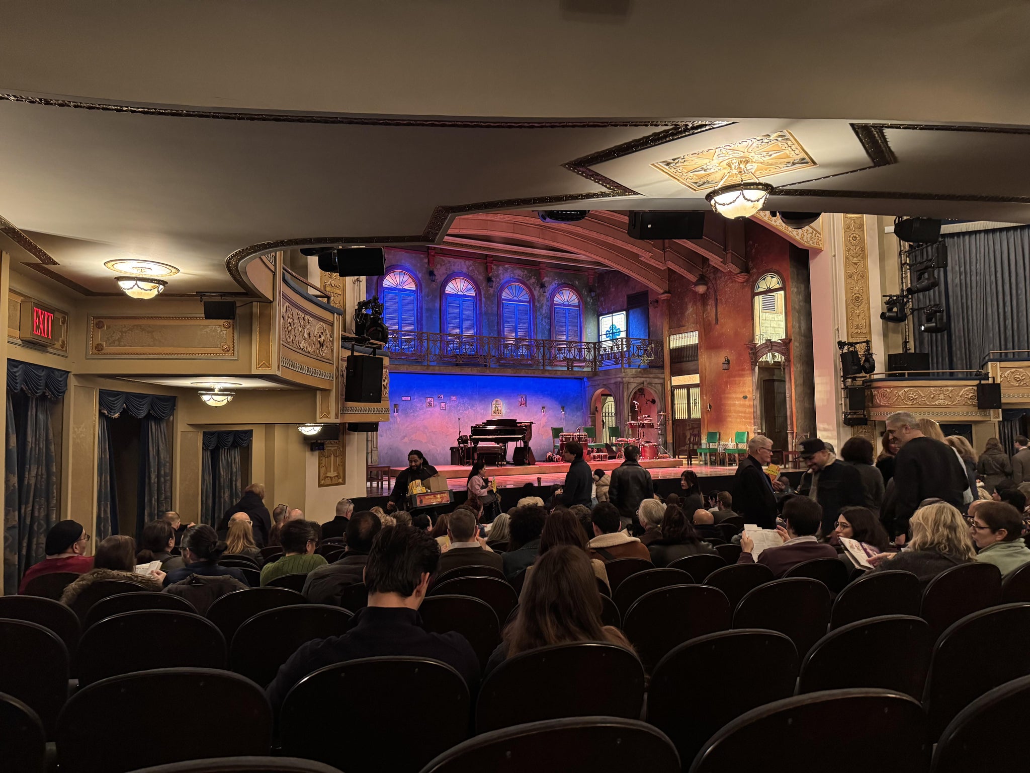 Real Fan View taken from Orchestra Left at Gerald Schoenfeld Theatre by Sebastian P