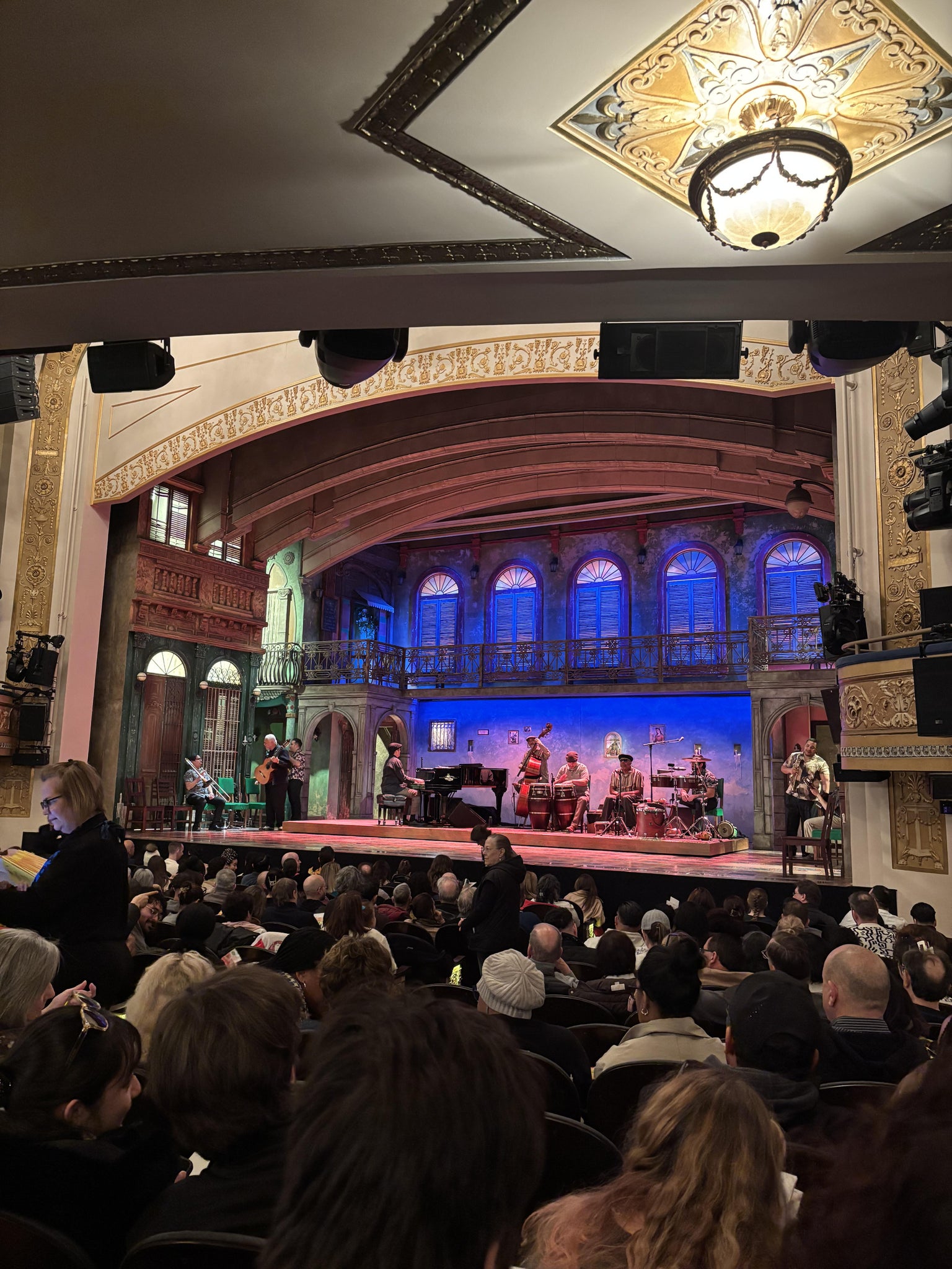 Real Fan View taken from Orchestra Right at Gerald Schoenfeld Theatre by Aleks W