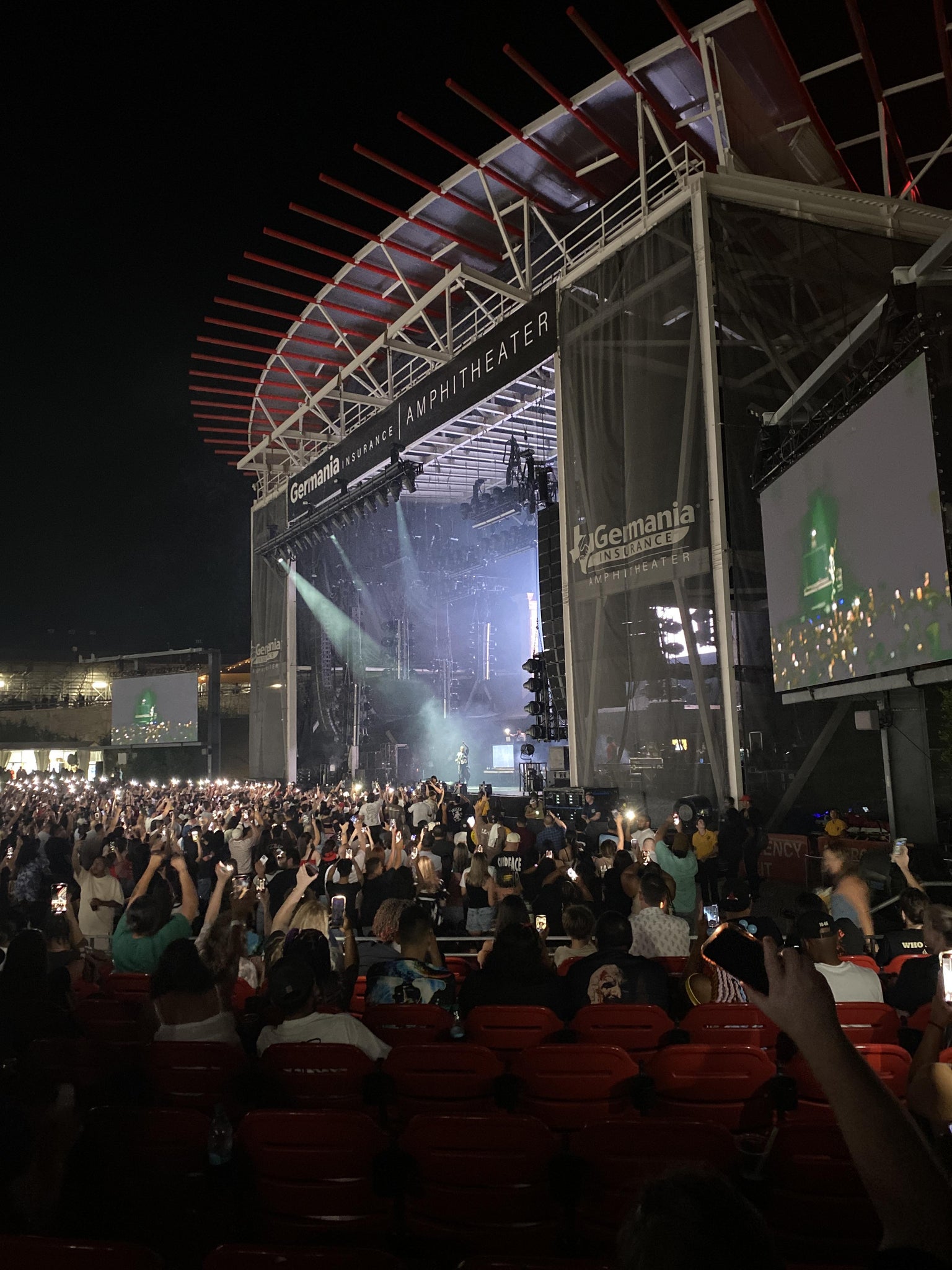 Real Fan View taken from Section 101 at Germania Insurance Amphitheater by Alex J