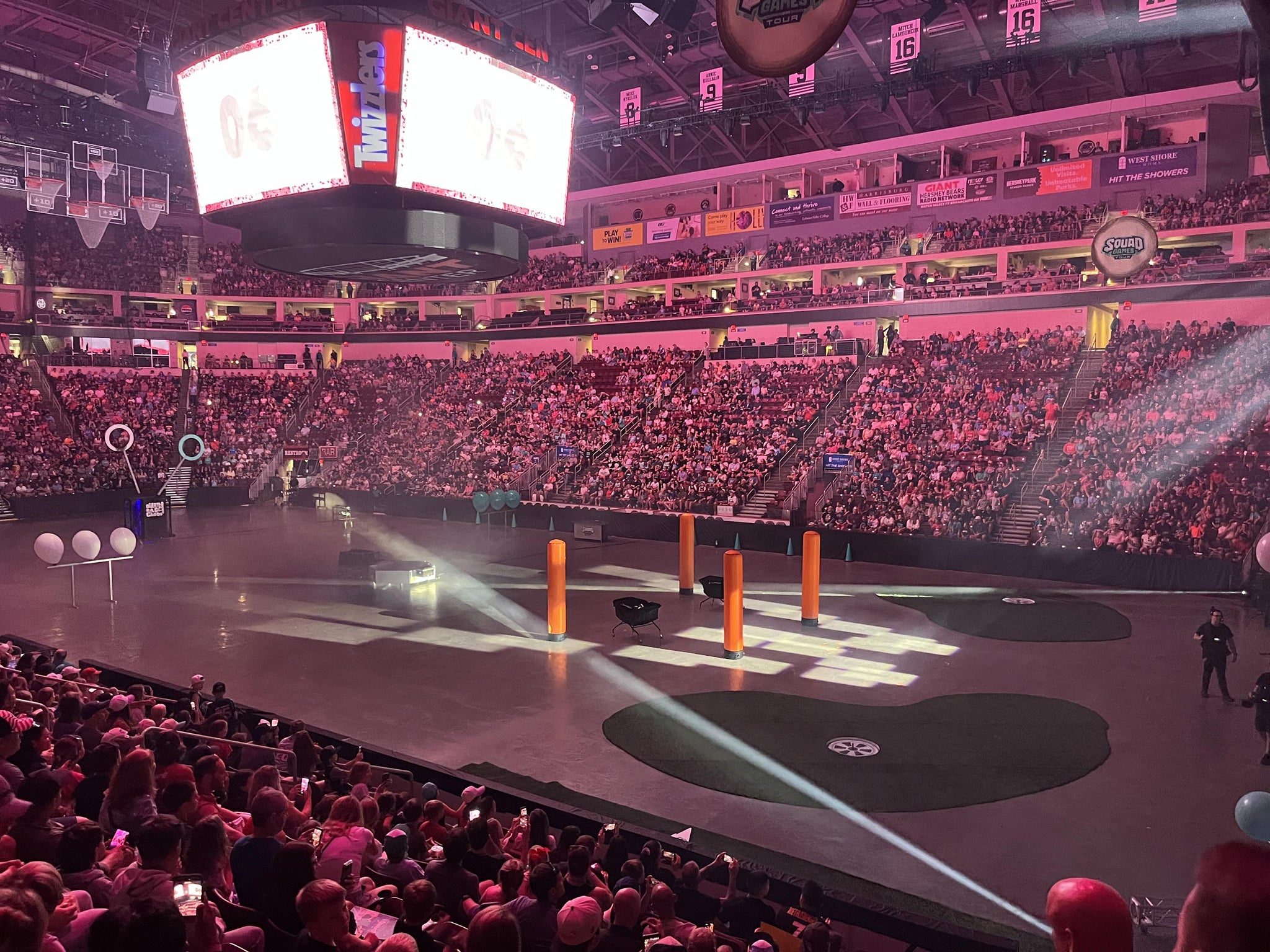 Real Fan View taken from Section 109 at Giant Center by Brittany B