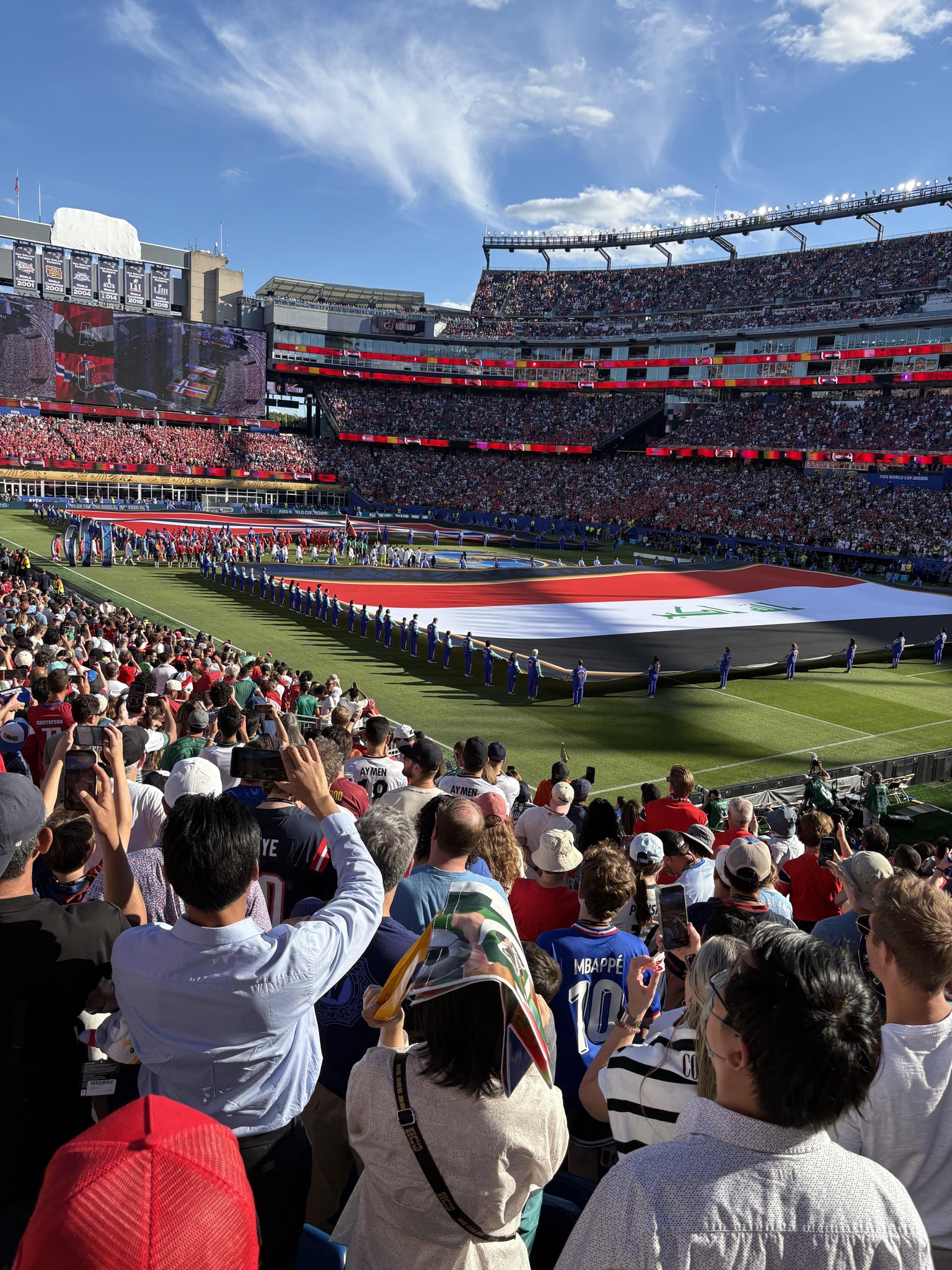 Real Fan View taken from Section 103 at Gillette Stadium by Anonymous User