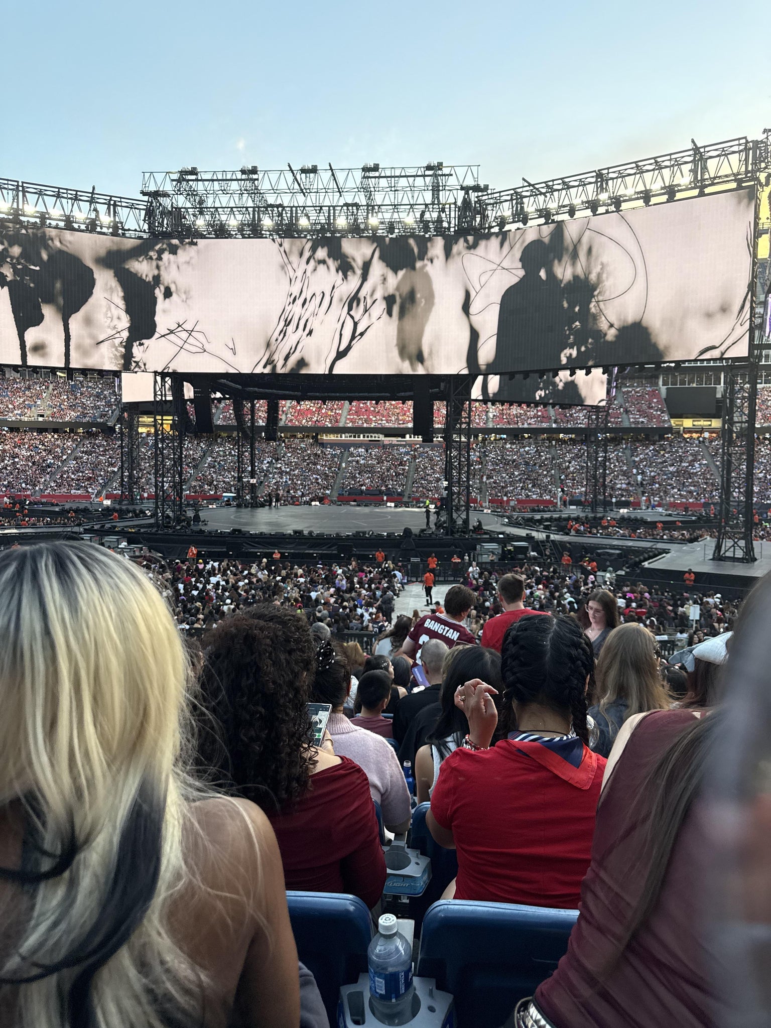 Vue réelle des fans prise de la Section 109 au site Gillette Stadium par Ayleen M