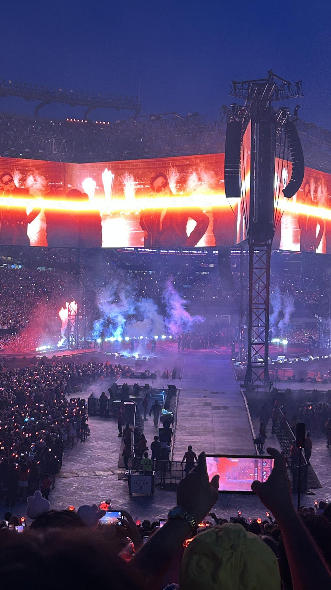 Vue réelle des fans prise de la Section 139 au site Gillette Stadium par Sabrina R