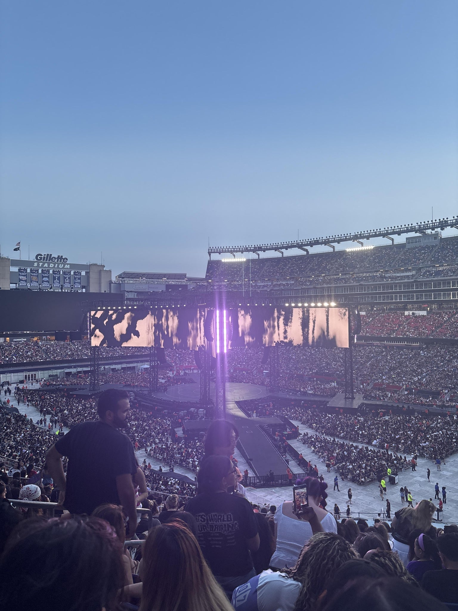 Real Fan View taken from Section 203 at Gillette Stadium by Tanjina T