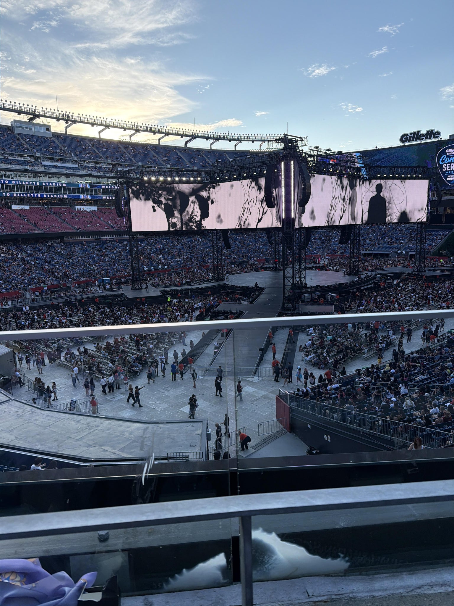Real Fan View taken from Section 216 at Gillette Stadium by Carlos H
