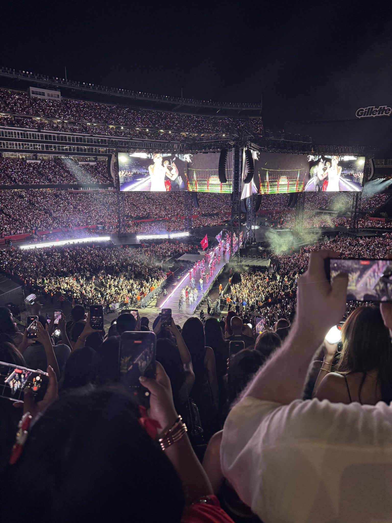 Real Fan View taken from Section 217 at Gillette Stadium by Sebastian P