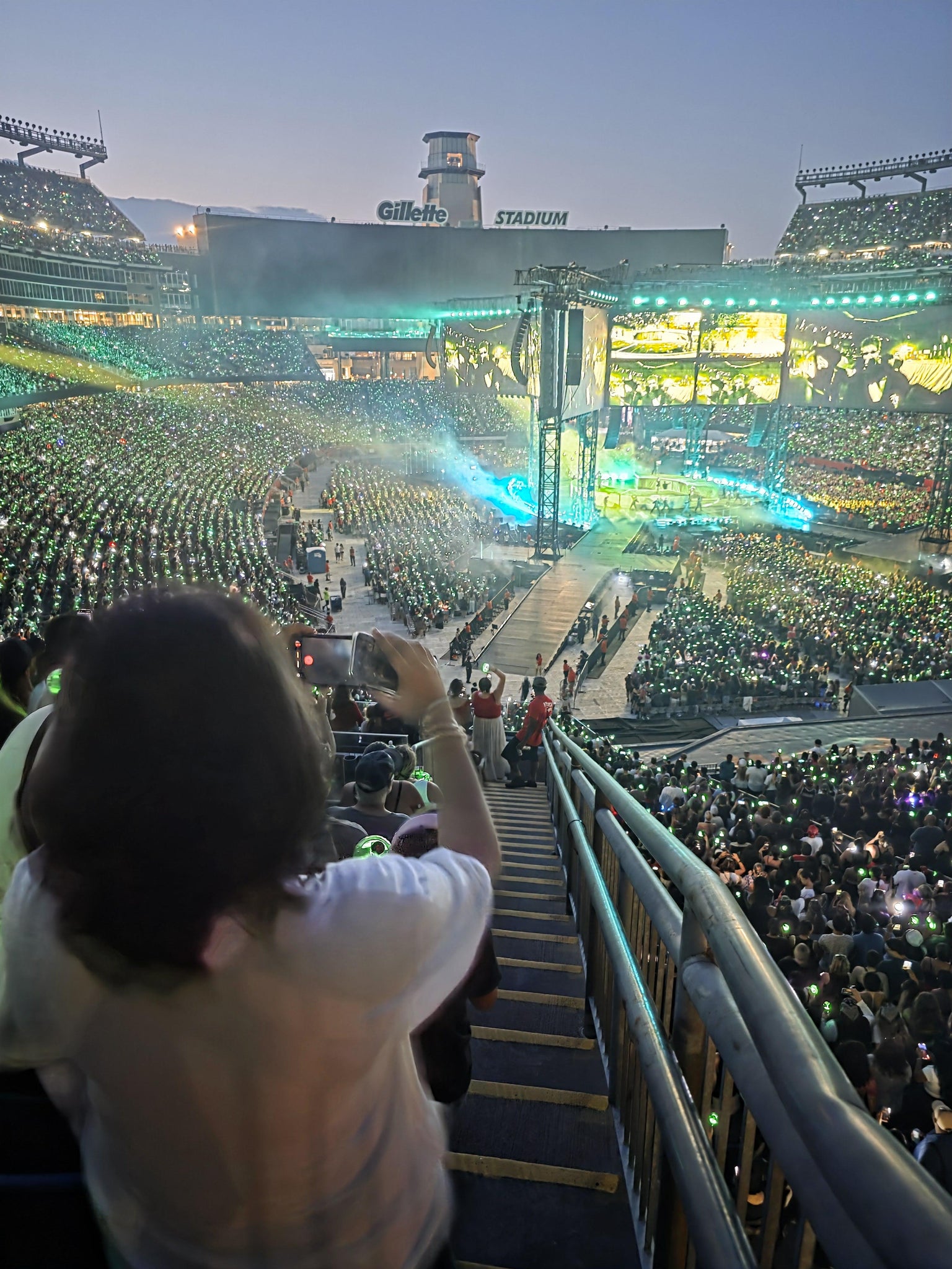 Vue réelle des fans prise de la Section 223 au site Gillette Stadium par Anonymous User