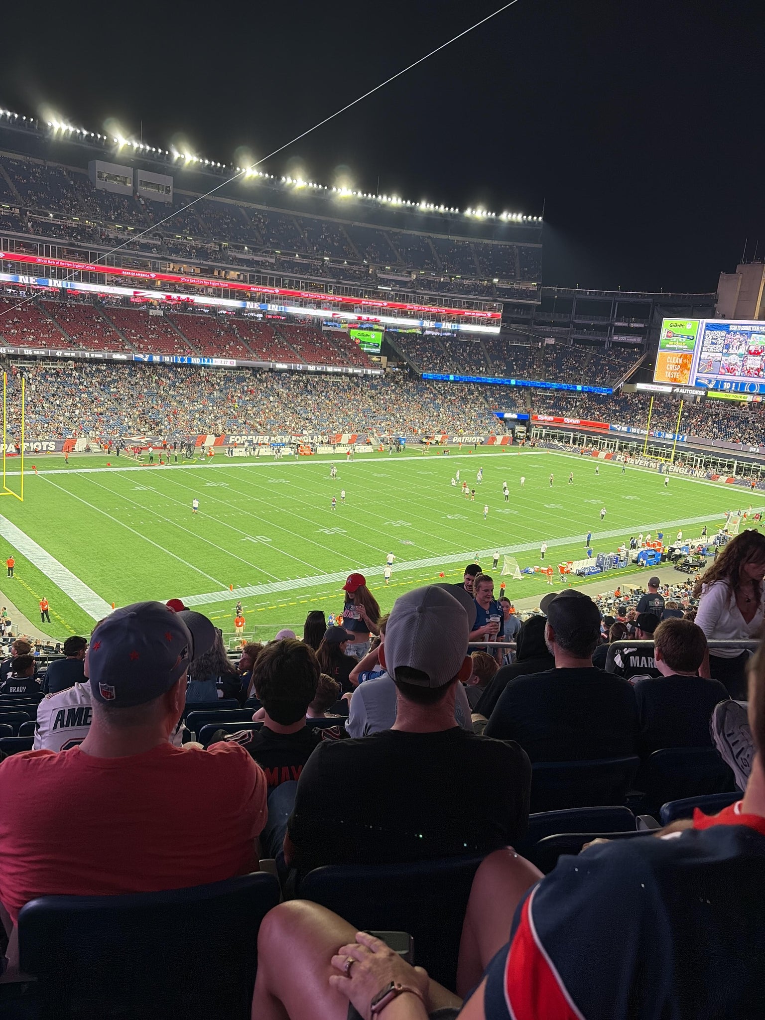 Real Fan View taken from Section 237 at Gillette Stadium by Elye B