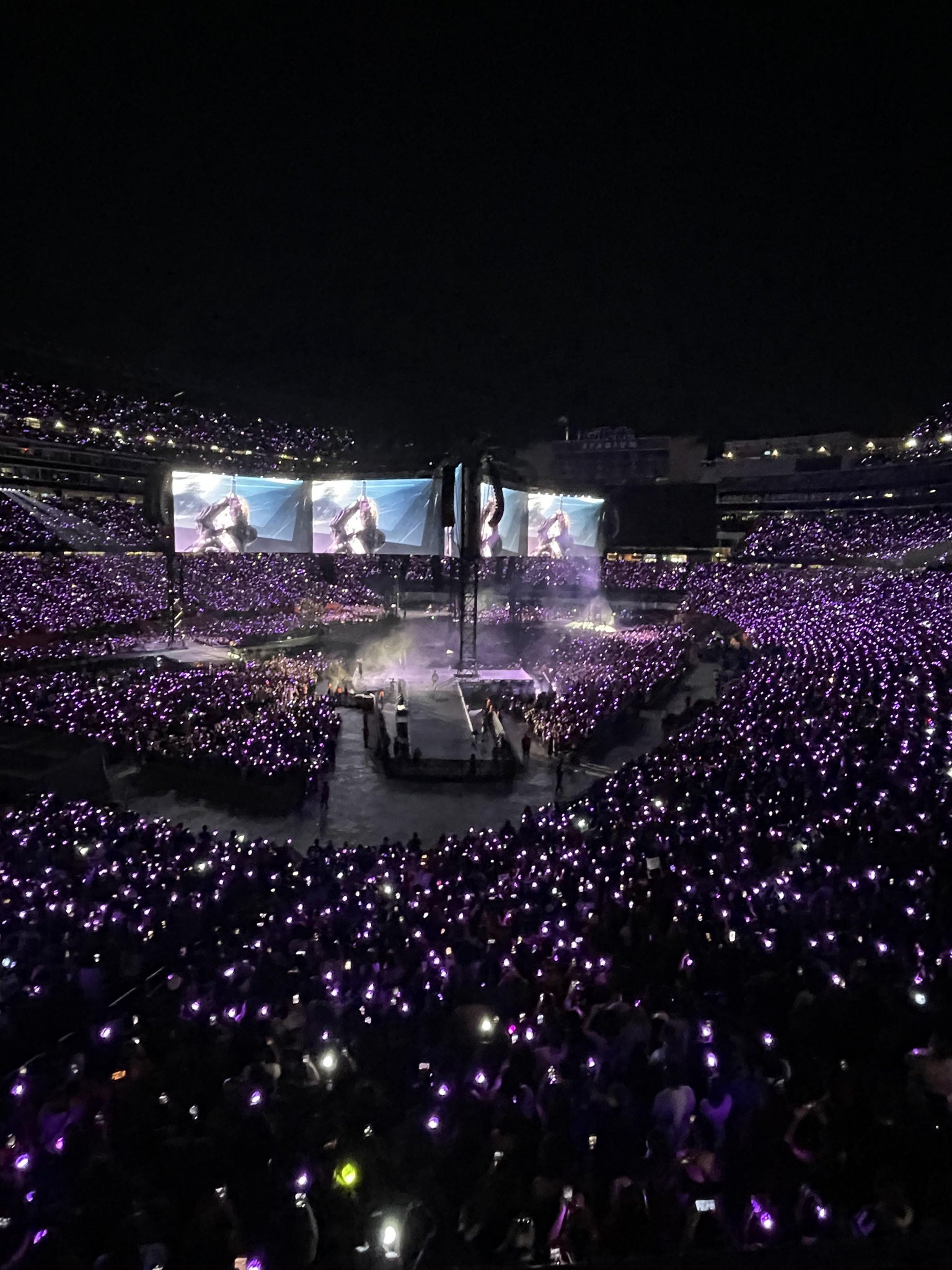 Vue réelle des fans prise de la Section 239 au site Gillette Stadium par Ivelisse M