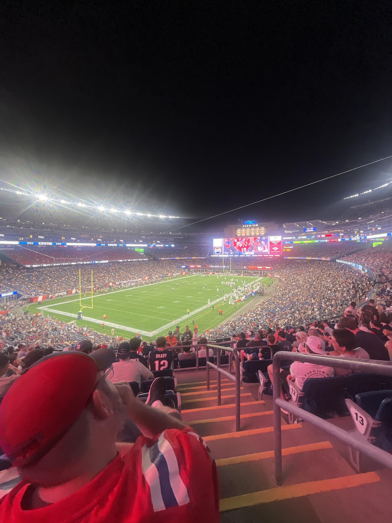 Real Fan View taken from Section 239 at Gillette Stadium by Nikhil B
