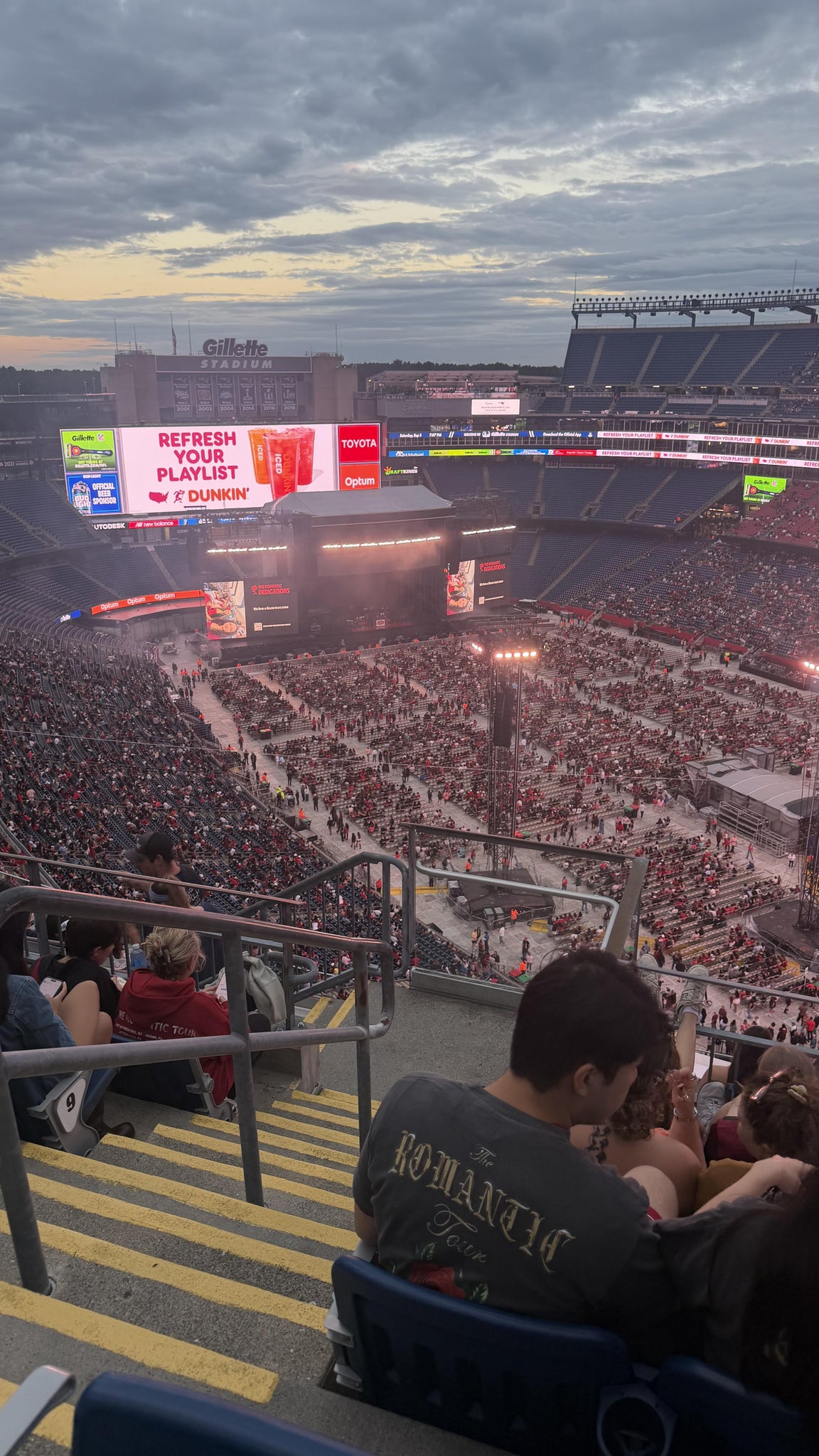 Real Fan View taken from Section 301 at Gillette Stadium by Kylee C