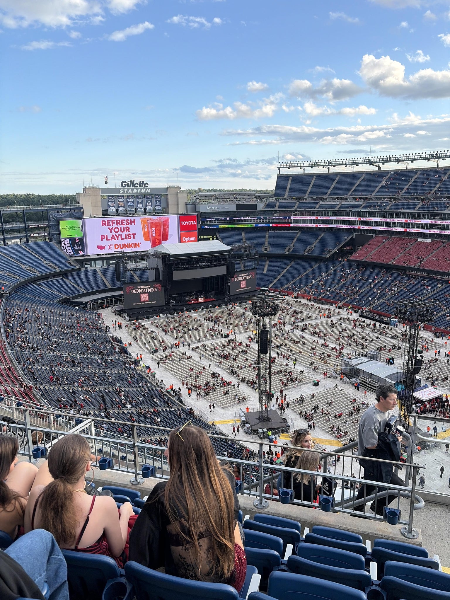 Real Fan View taken from Section 302 at Gillette Stadium by Sarah W