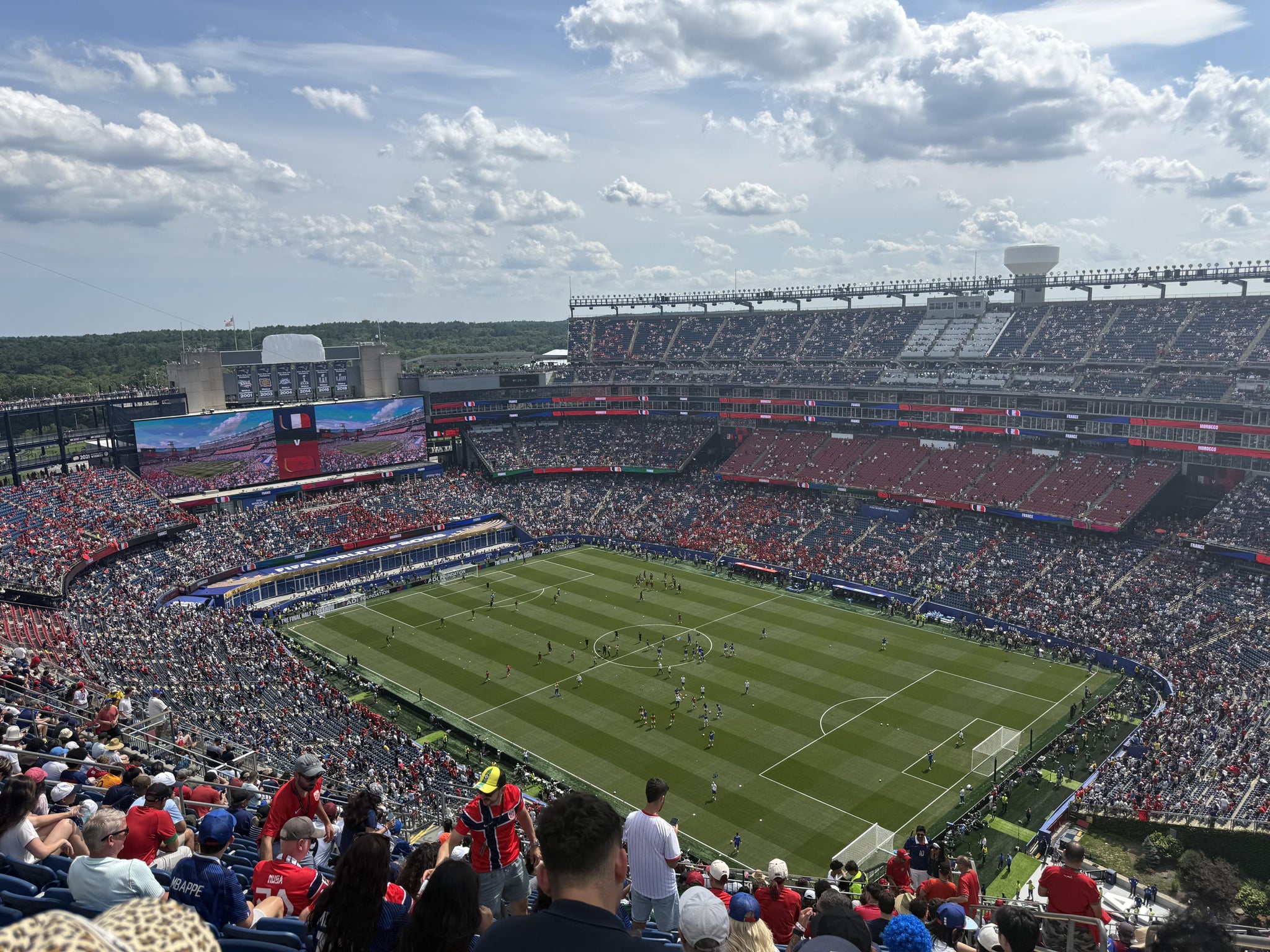 Real Fan View taken from Section 303 at Gillette Stadium by Osama A