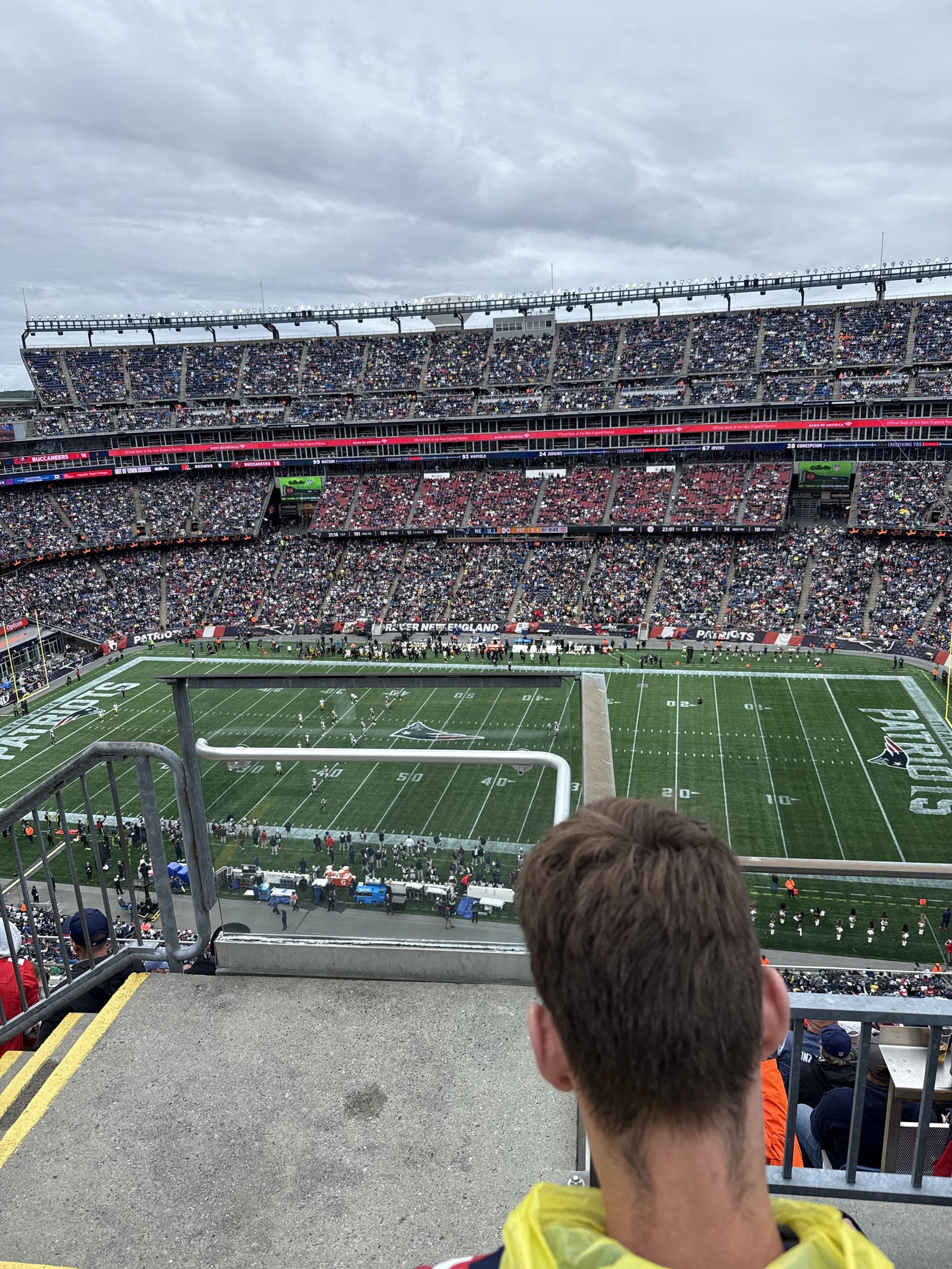 Vue réelle des fans prise de la Section 307 au site Gillette Stadium par Jean S