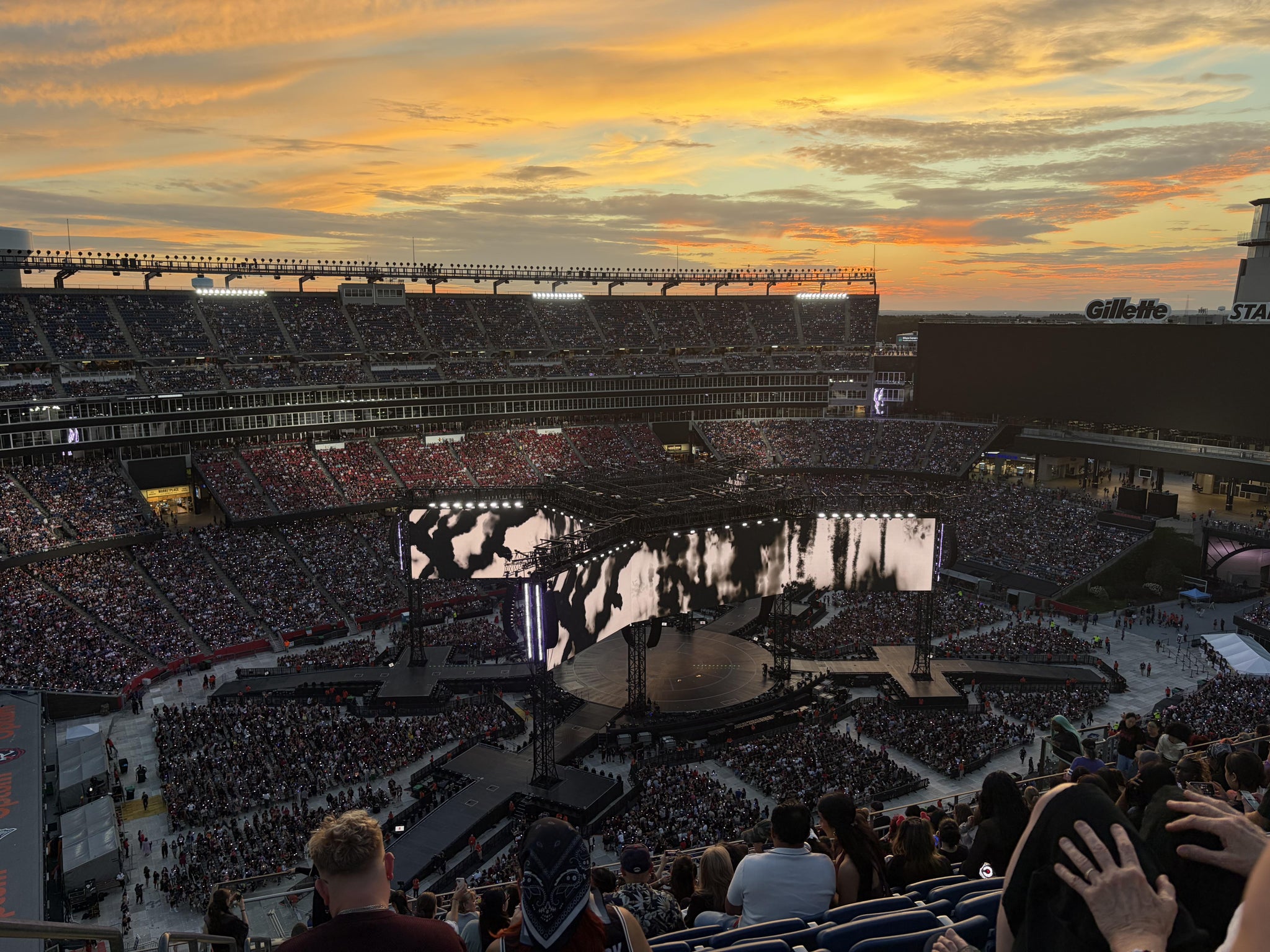 Real Fan View taken from Section 314 at Gillette Stadium by Kailyn W