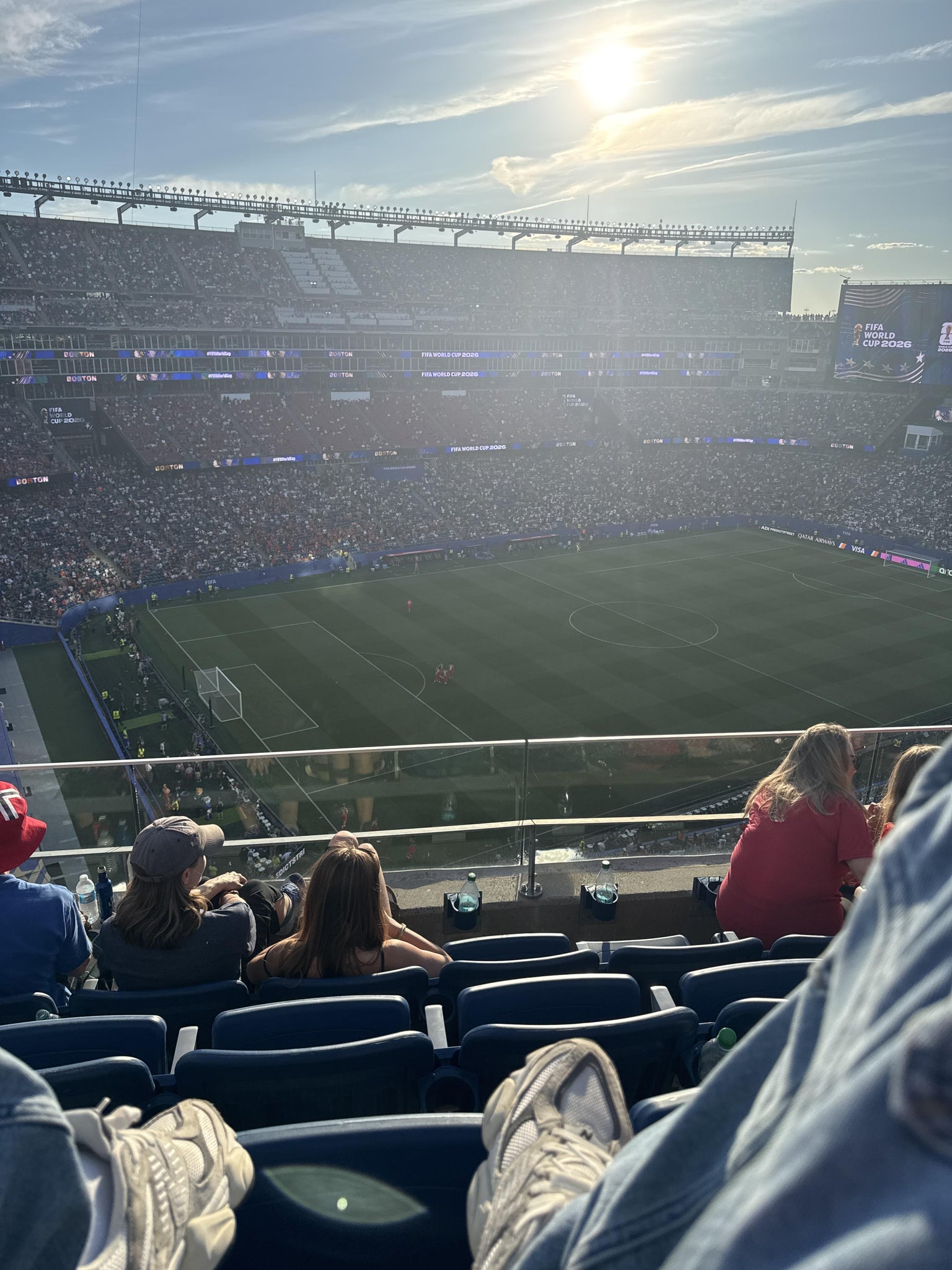 Real Fan View taken from Section 315 at Gillette Stadium by Jorge M