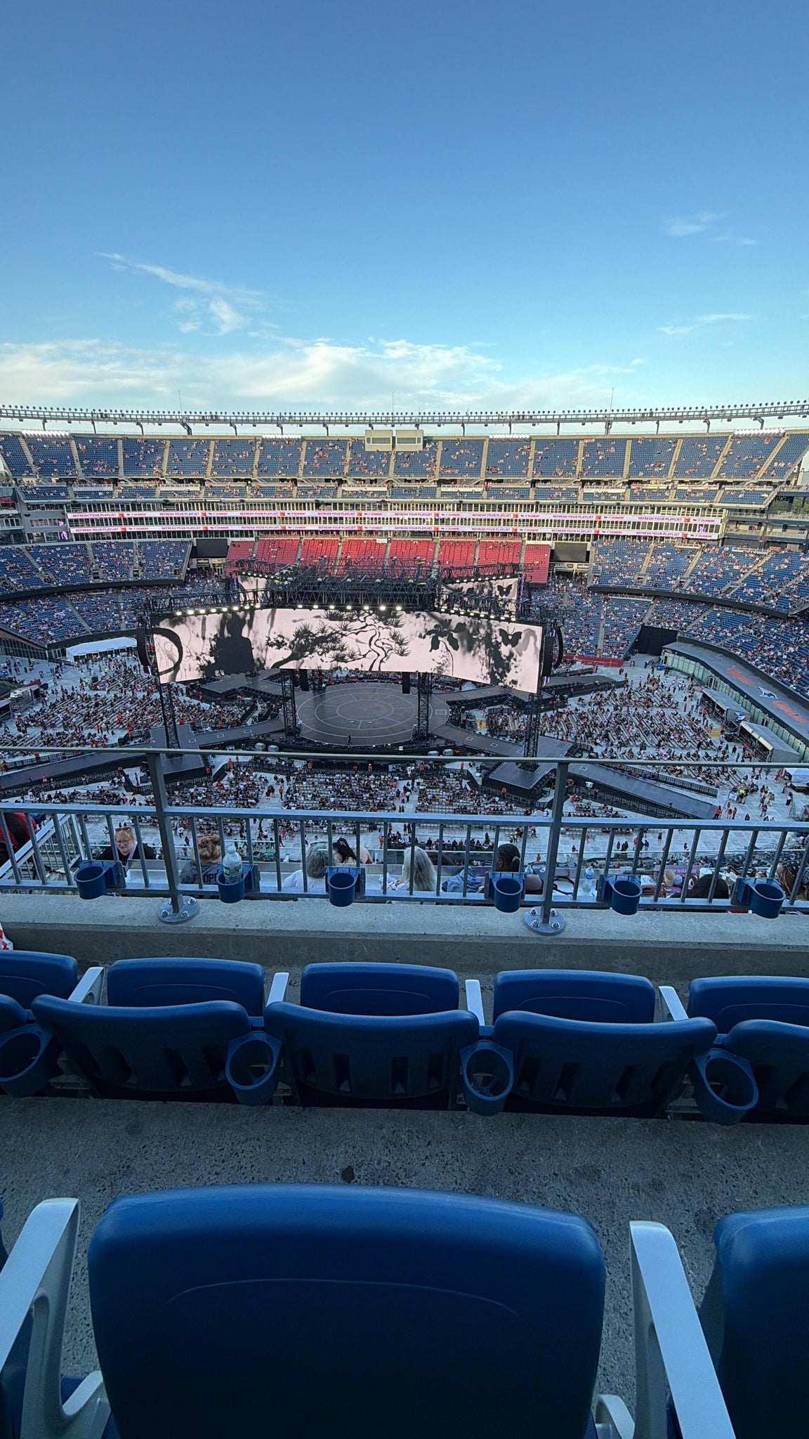 Real Fan View taken from Section 330 at Gillette Stadium by Mayerly R
