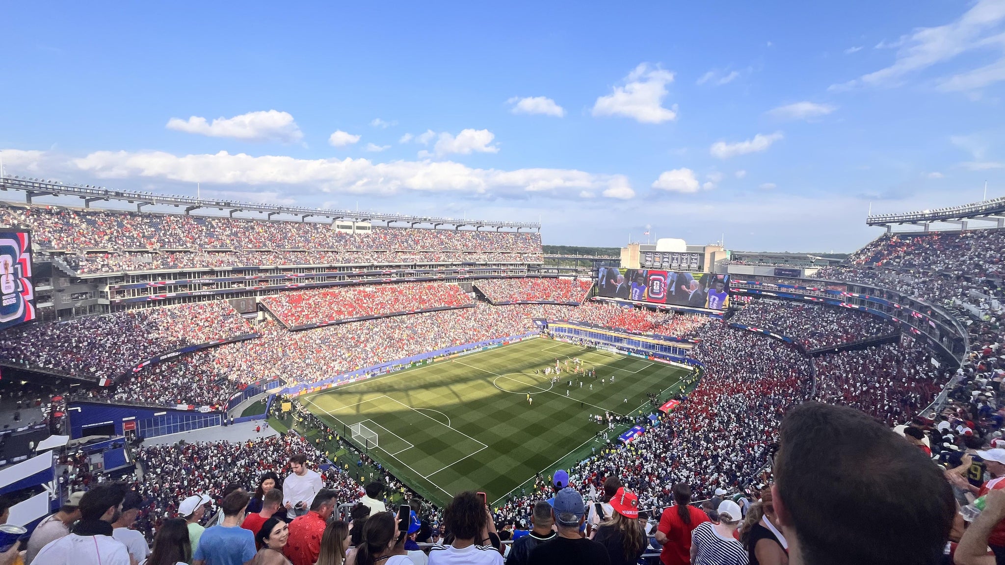 Real Fan View taken from Section 339 at Gillette Stadium by Derek M