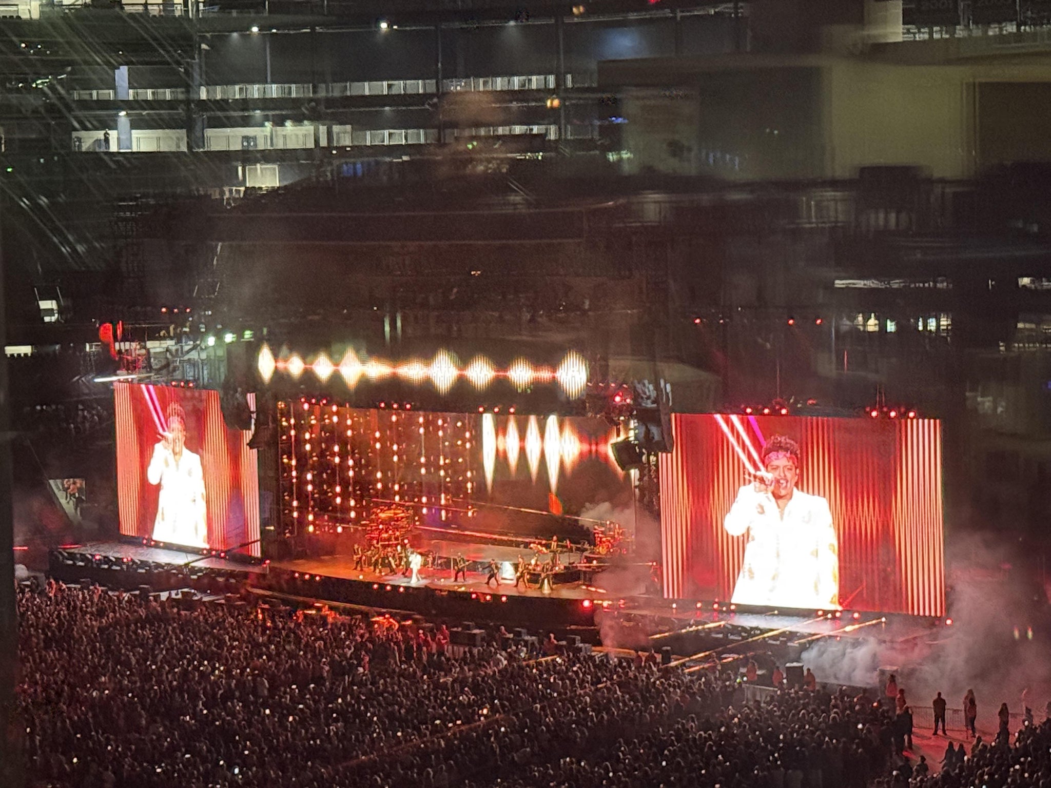 Real Fan View taken from Club 35 at Gillette Stadium by Erica I