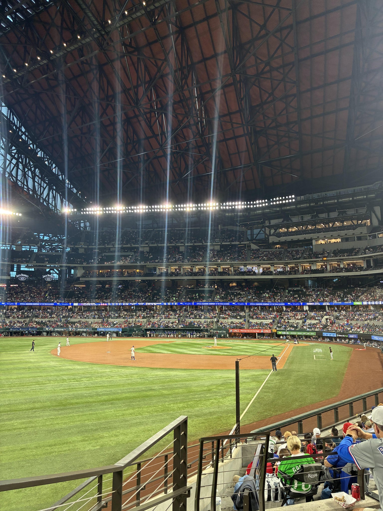 Real Fan View taken from Section 1 at Globe Life Field by Leonardo G